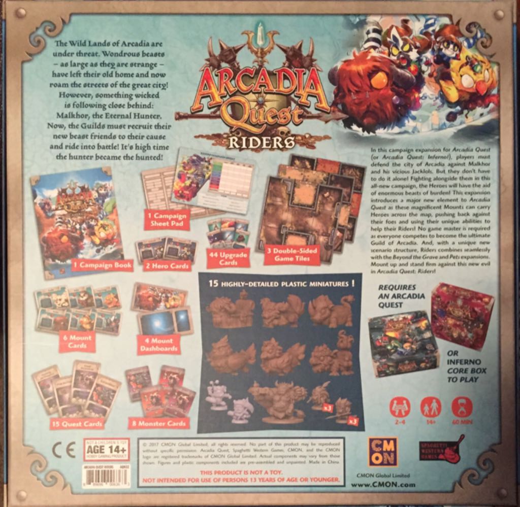 Arcadia Quest: Riders  board game collectible [Barcode 889696006363] - Main Image 2