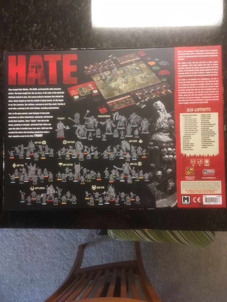 Hate  (2) board game collectible [Barcode 889696009166] - Main Image 2