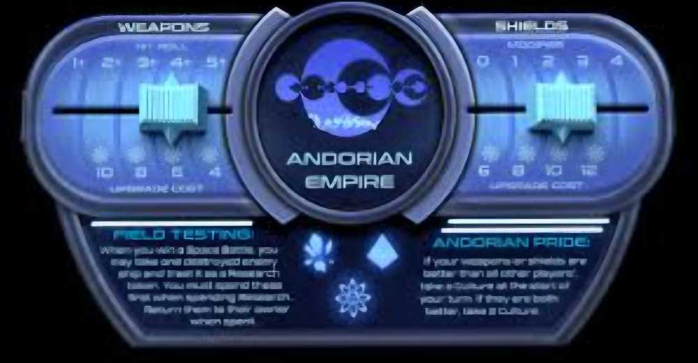 Star Trek Ascendancy: Andorian Empire  (3-4) board game collectible - Main Image 4