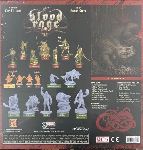Blood Rage: Digital Extras  (2-5) board game collectible [Barcode 889696009944] - Main Image 2