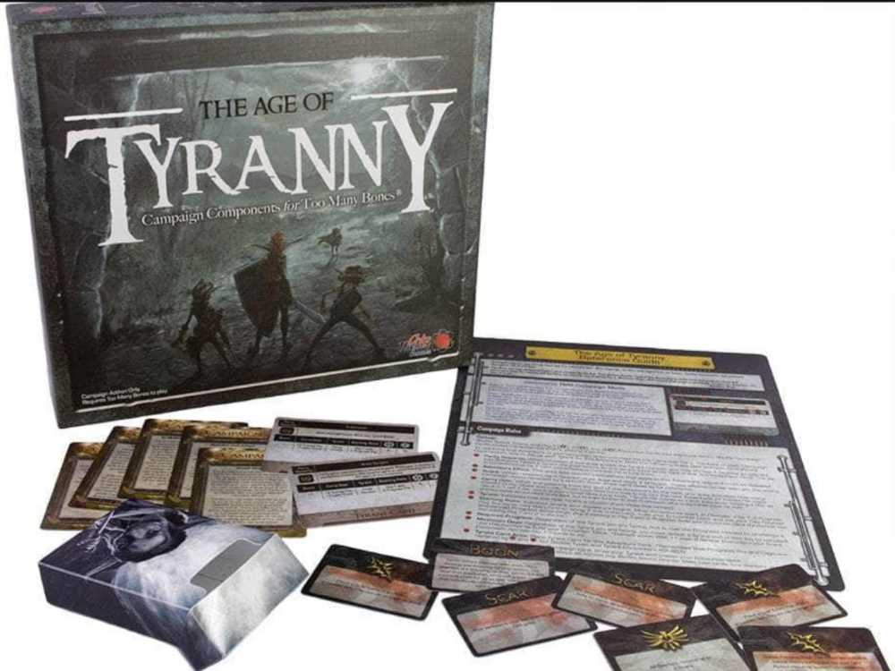 Too Many Bones: Age Of Tyranny  (1-4) board game collectible [Barcode 704725643985] - Main Image 4