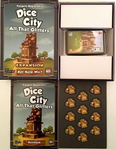 Dice City: All That Glitters  (1-4) board game collectible [Barcode 729220058485] - Main Image 2