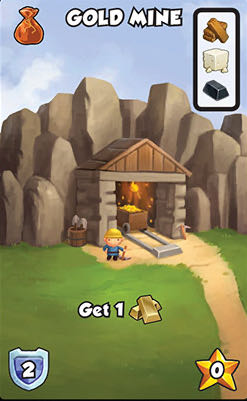 Dice City: All That Glitters  (1-4) board game collectible [Barcode 729220058485] - Main Image 3