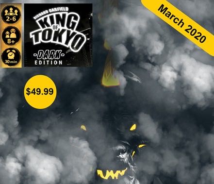 King of Tokyo: Dark Edition 🏅En  (2-6) board game collectible [Barcode 3760175516788] - Main Image 2