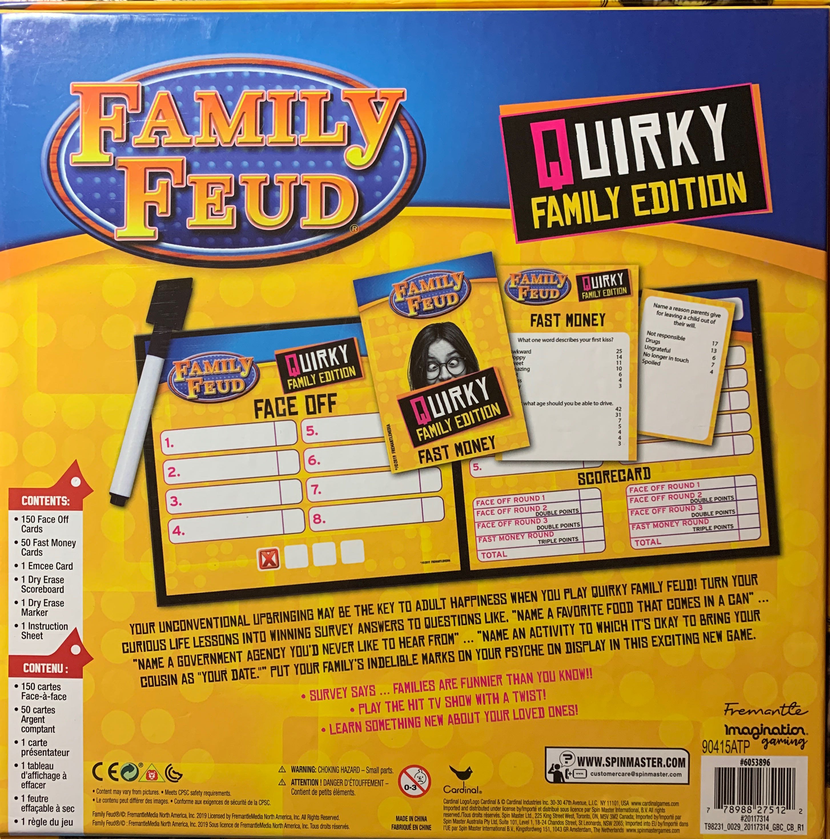 Family Feud: Quirky Family Edition  board game collectible [Barcode 778988275122] - Main Image 2