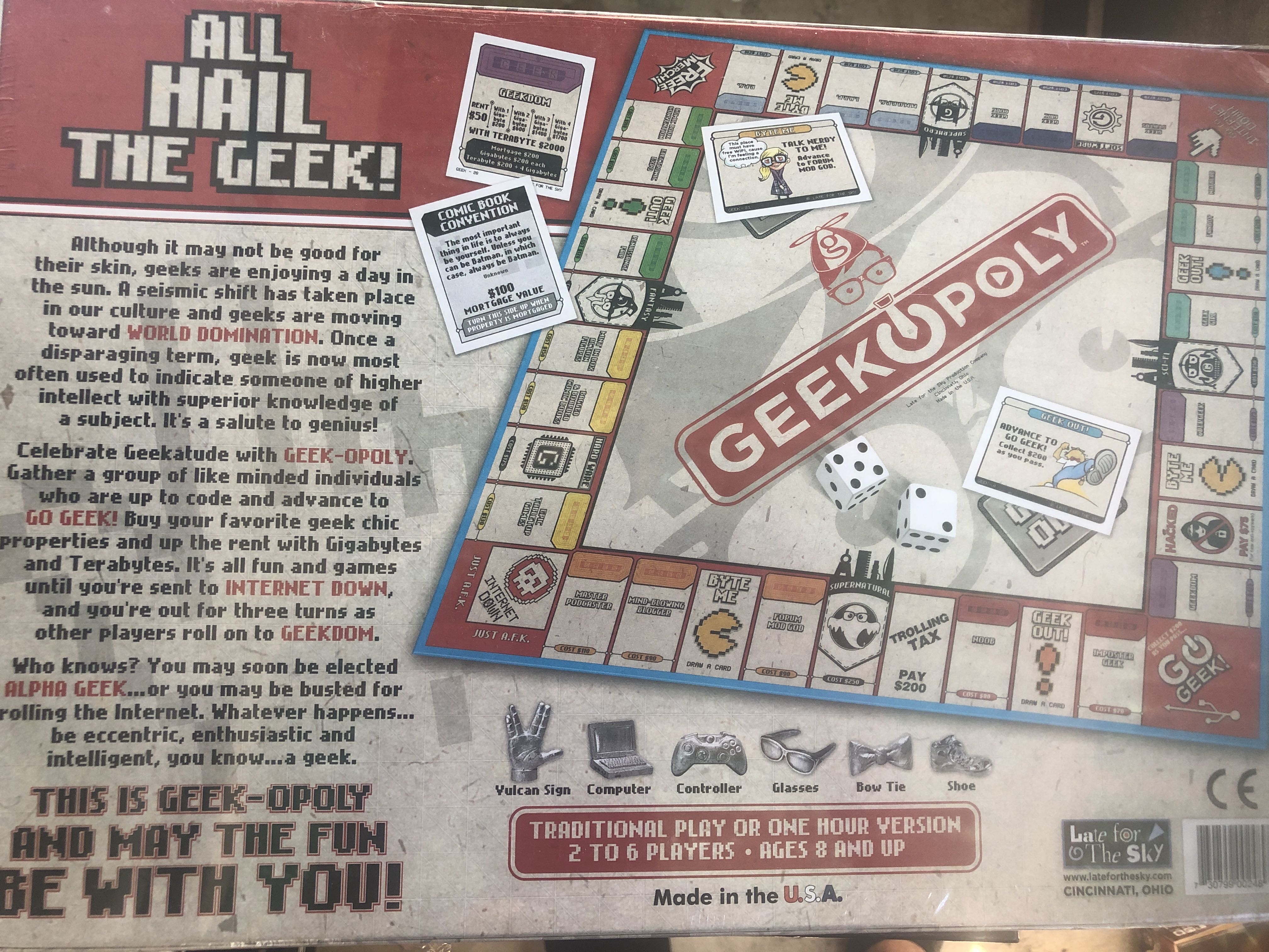Monopoly- Geekopoly  (2-6) board game collectible - Main Image 2