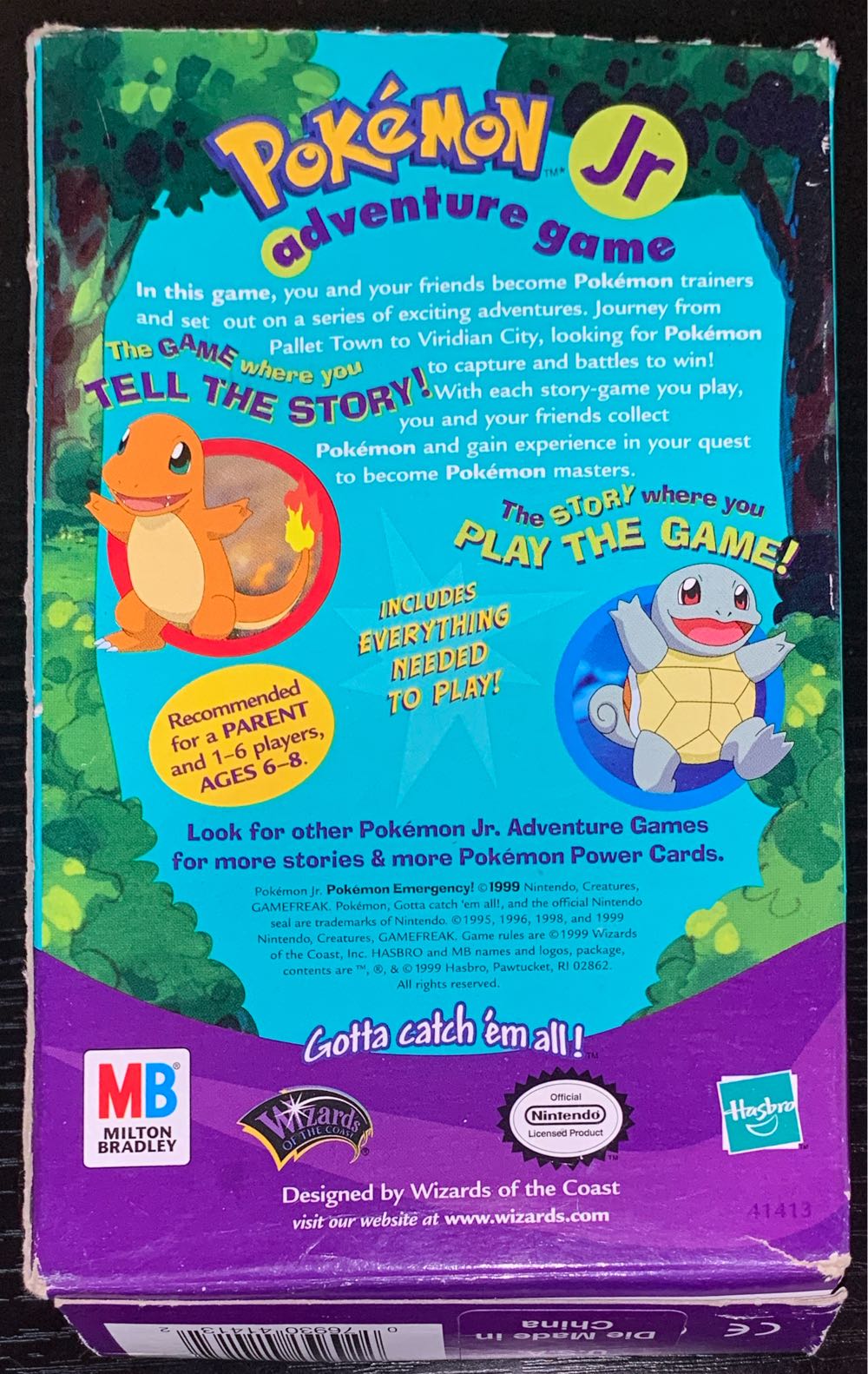 Pokémon Jr. Adventure Game: Pokémon Emergency!  (1-6) board game collectible [Barcode 076930414132] - Main Image 2