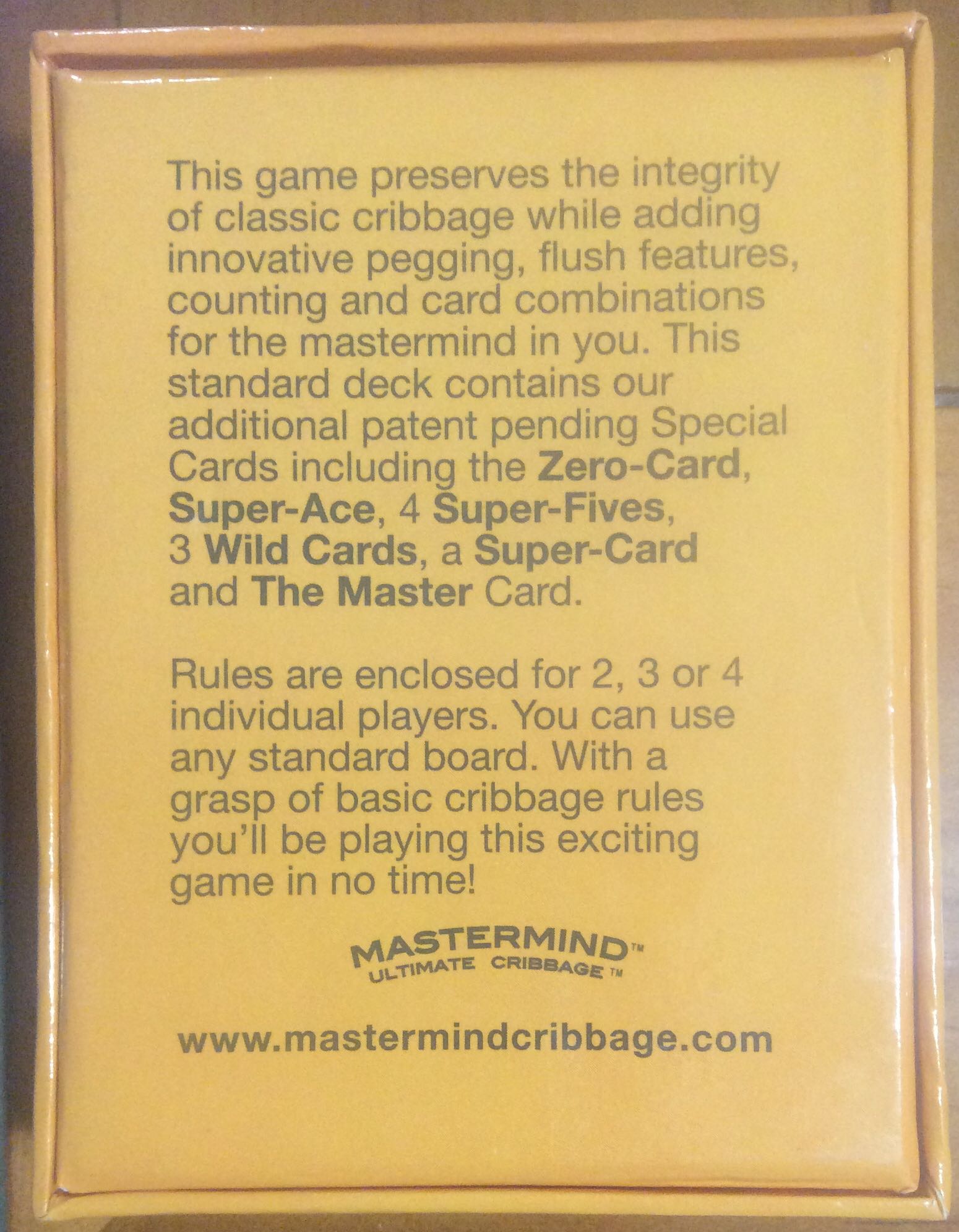 Mastermind: Ultimate Cribbage  board game collectible - Main Image 2