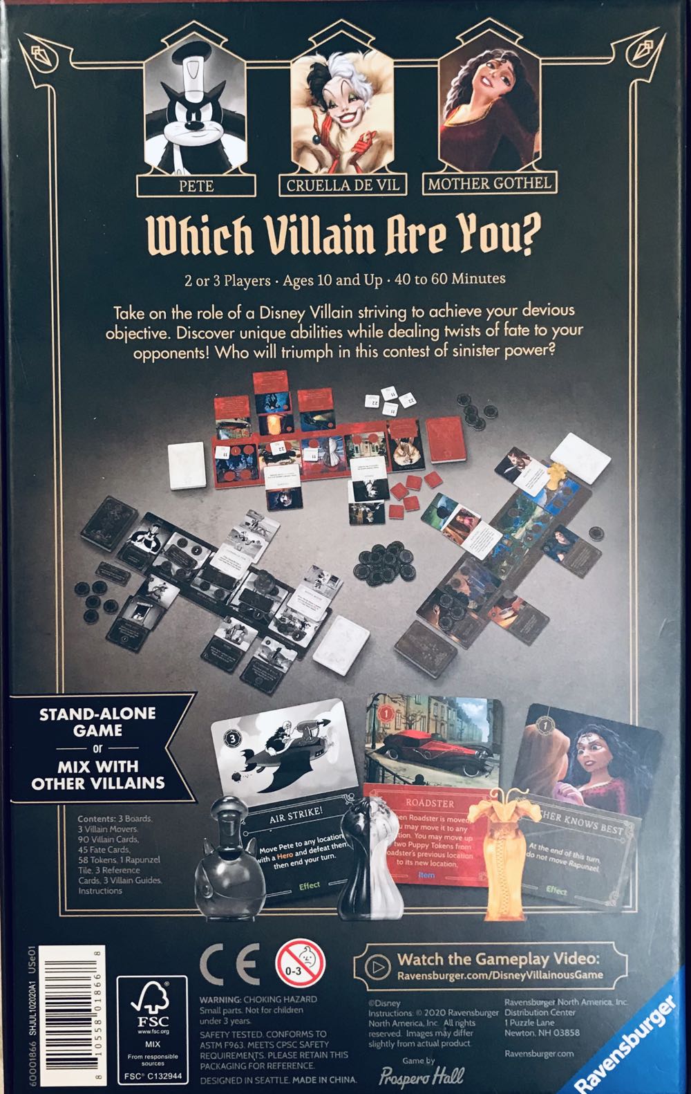 Villainous 3: Perfectly Wretched  (2-6) board game collectible [Barcode 810558018668] - Main Image 2