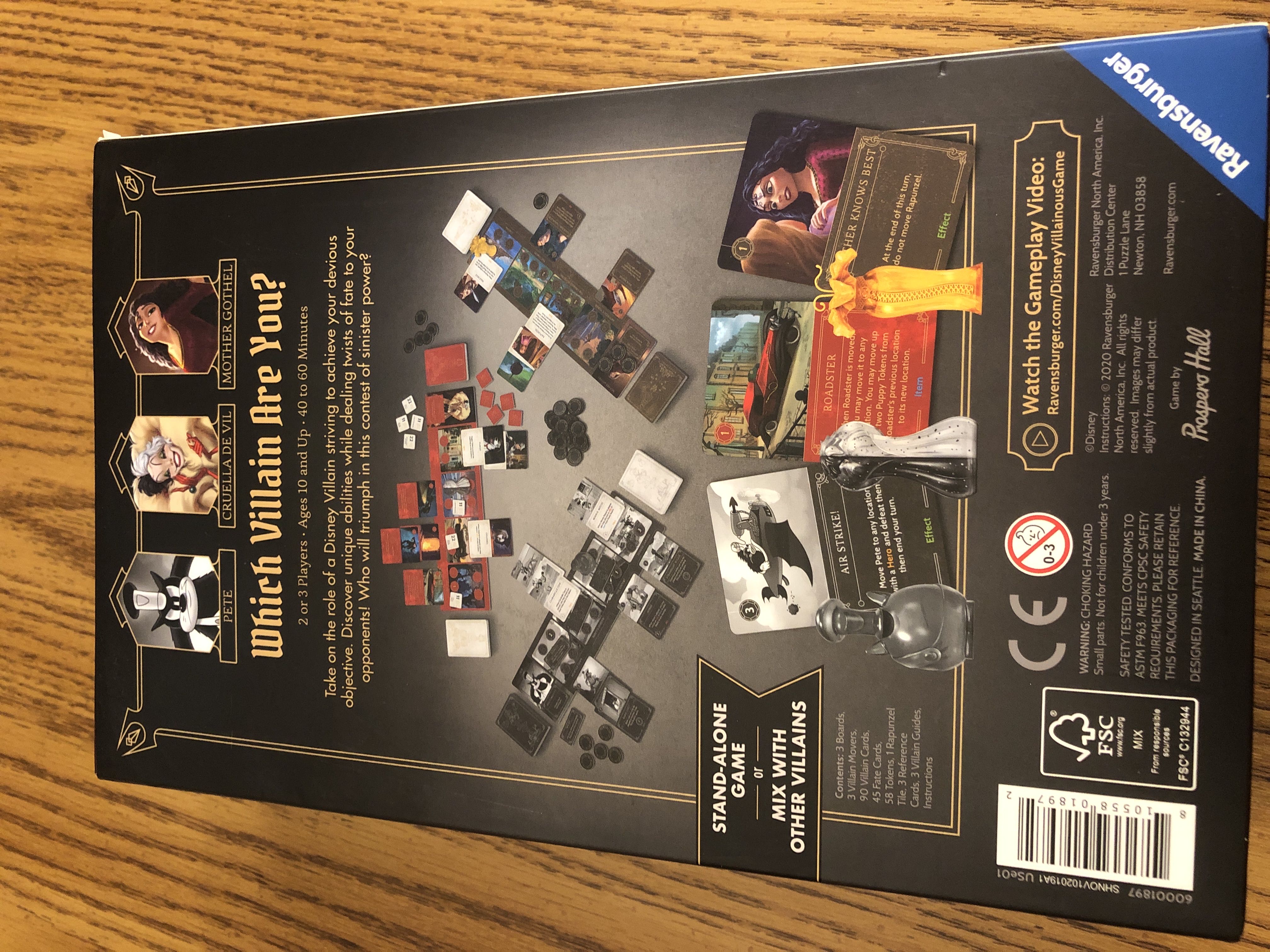 Villainous 4: OG Perfectly Wretched  (2-3) board game collectible [Barcode 810558018972] - Main Image 2