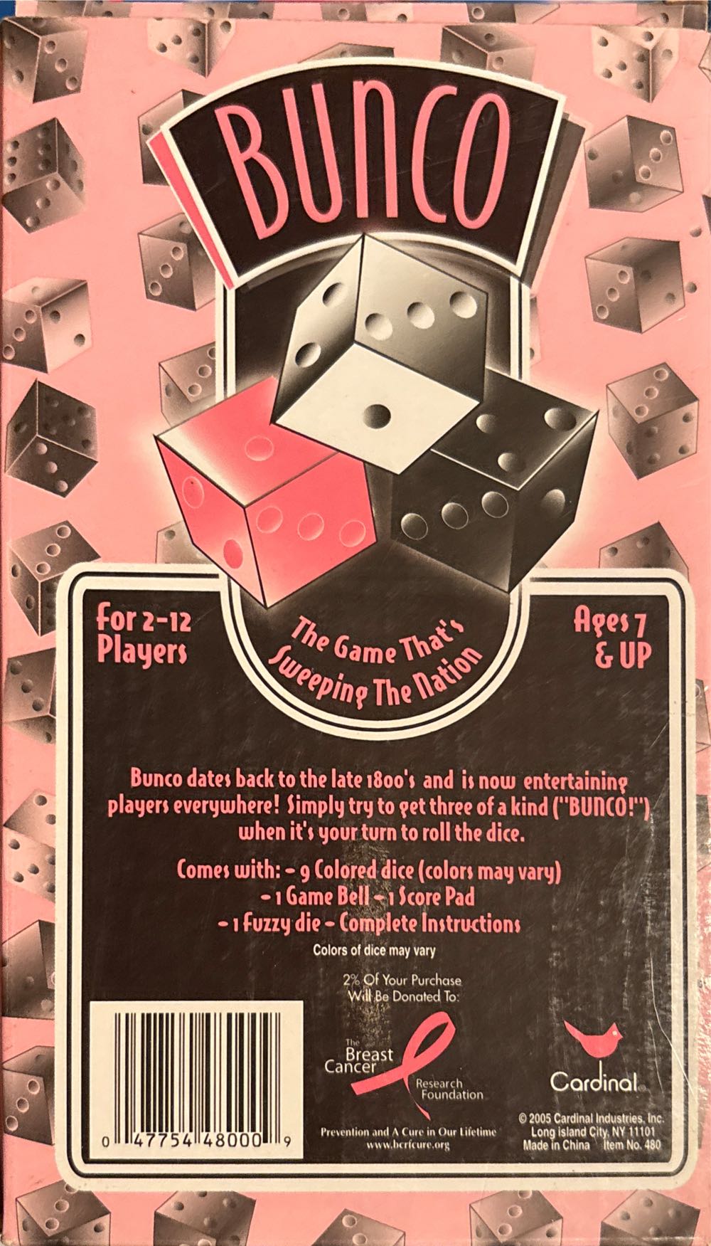 Bunco  board game collectible [Barcode 001910492848] - Main Image 2