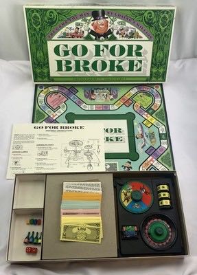 Go For Broke  (2-4) board game collectible [Barcode 033500503252] - Main Image 2