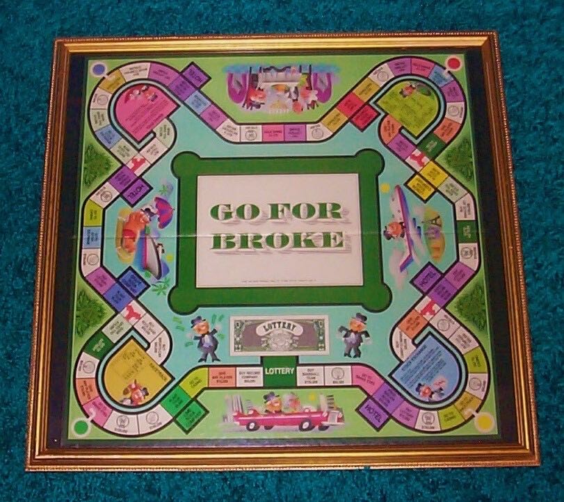 Go For Broke  (2-4) board game collectible [Barcode 033500503252] - Main Image 3