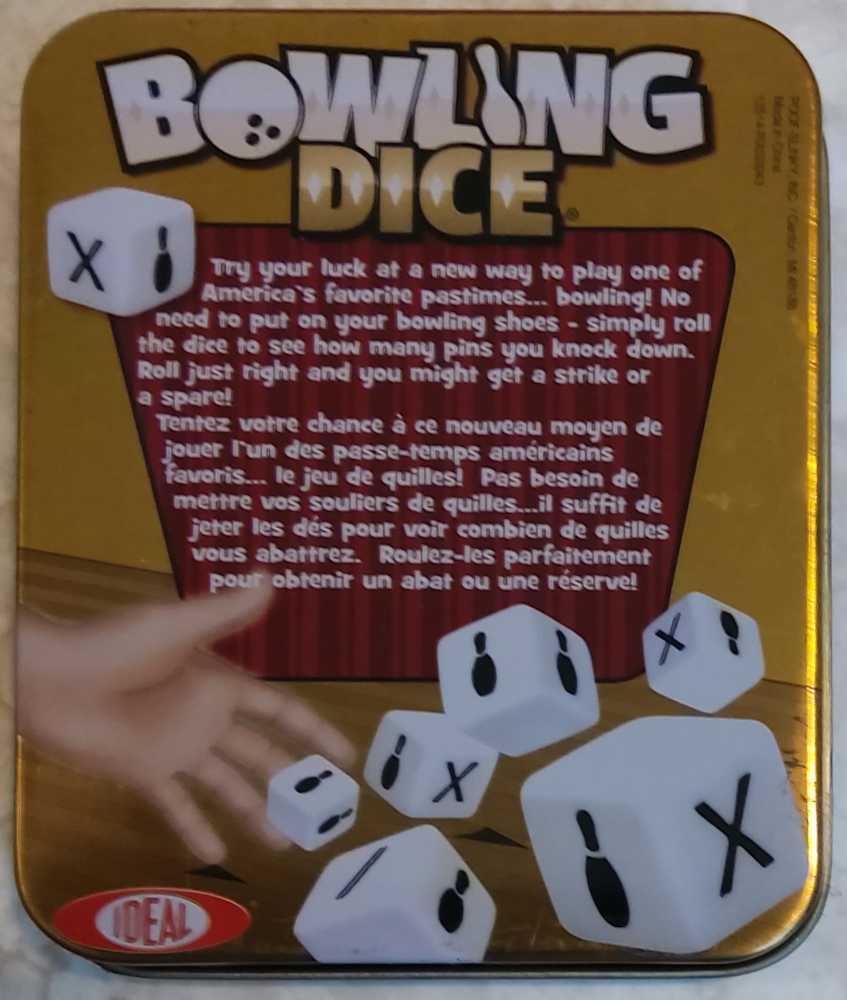 Bowling Dice  (1+) board game collectible [Barcode 031749700005] - Main Image 2