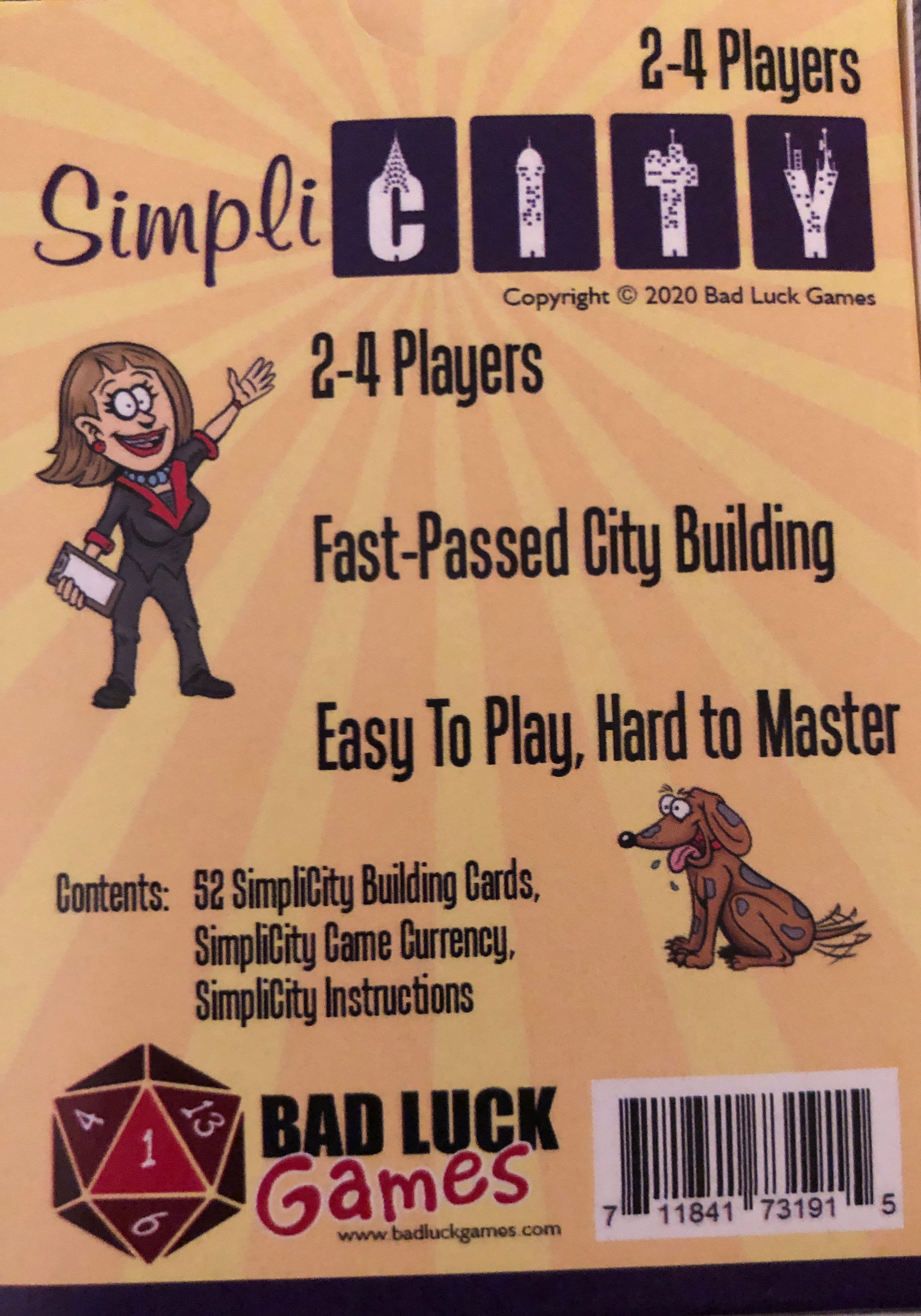SimpliCITY  (2-4) board game collectible [Barcode 711841731915] - Main Image 2