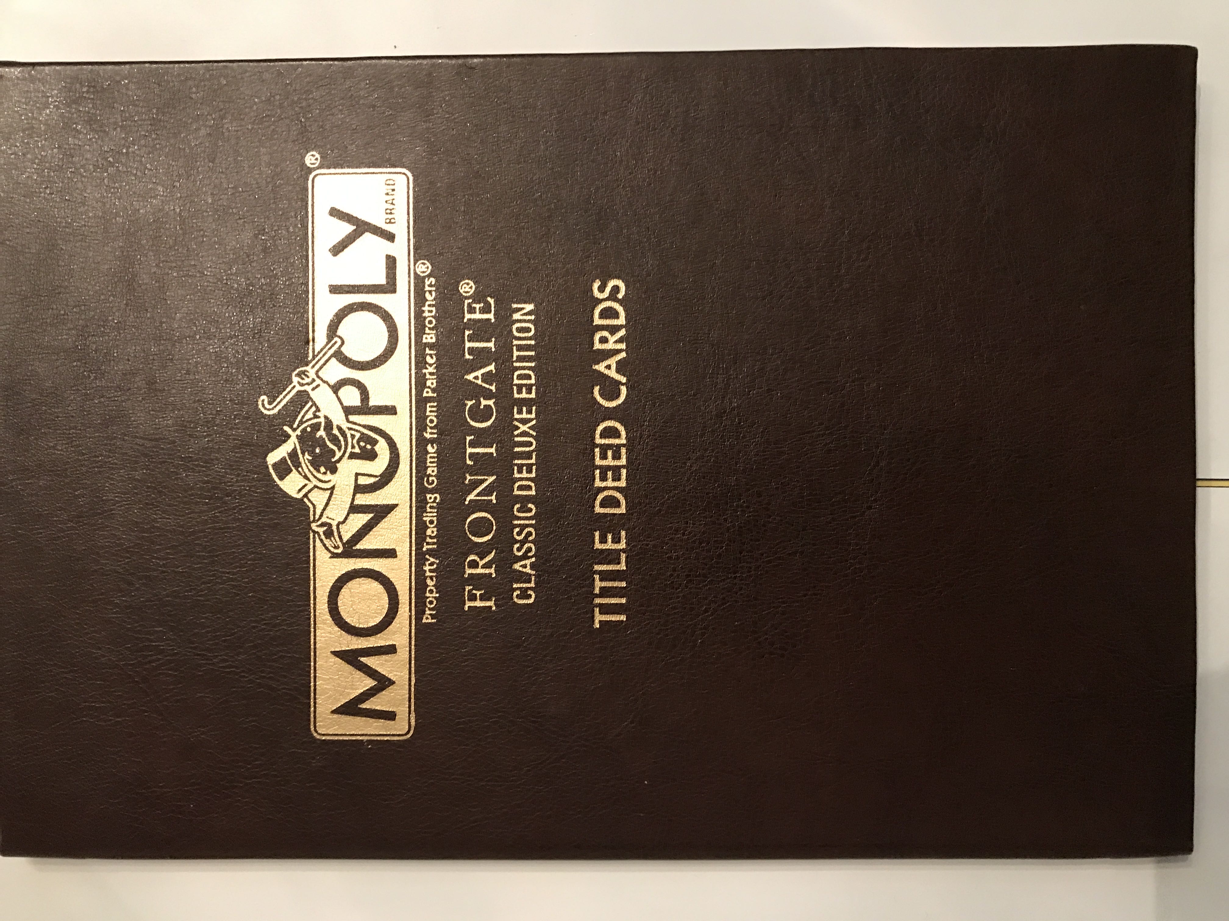 Monopoly Deed Cards & Folder  board game collectible - Main Image 2