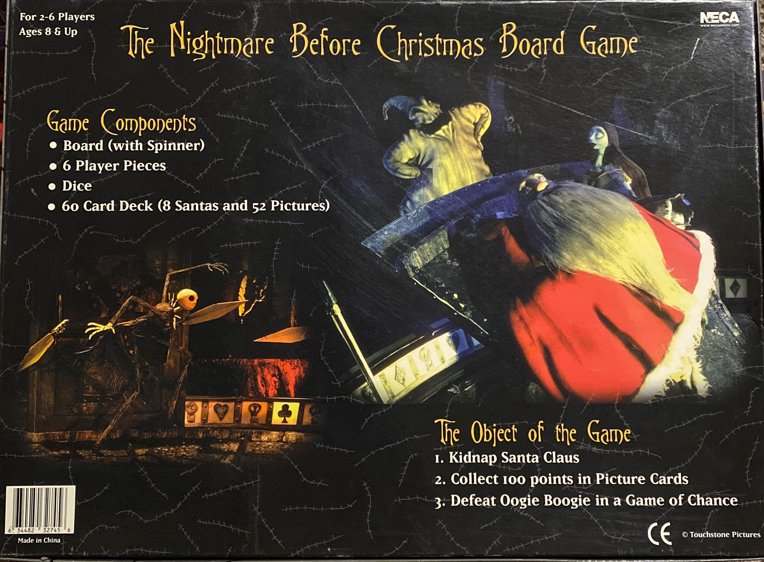 Nightmare Before Christmas Game  (2-6) board game collectible [Barcode 634482327456] - Main Image 2