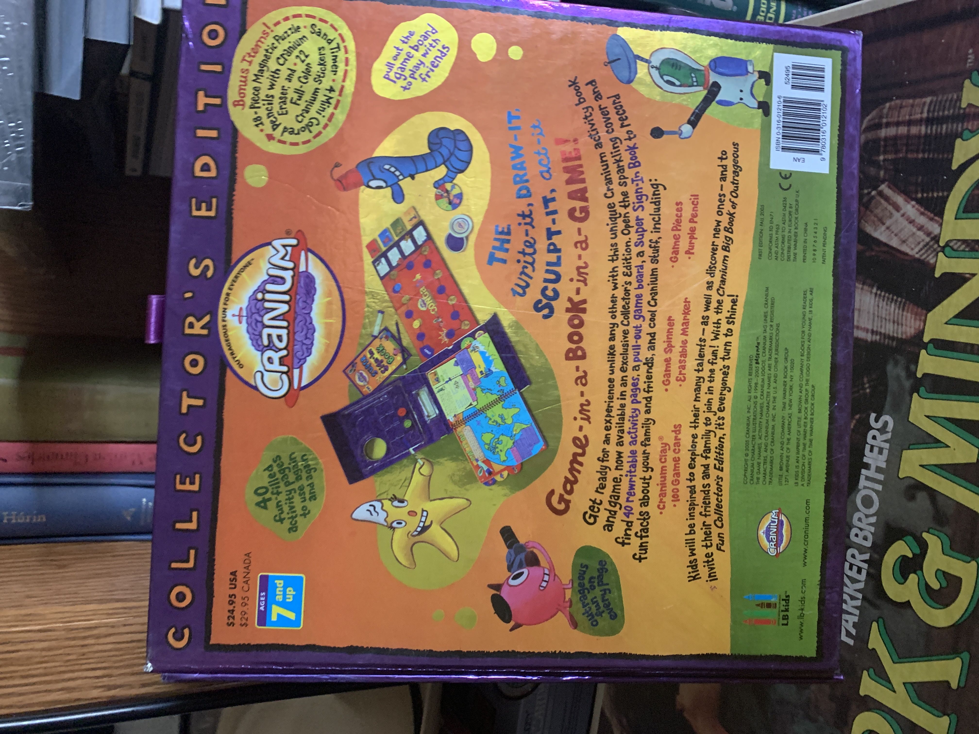 Cranium Fig Book Of Outrageous Fun  board game collectible [Barcode 9780316012102] - Main Image 2