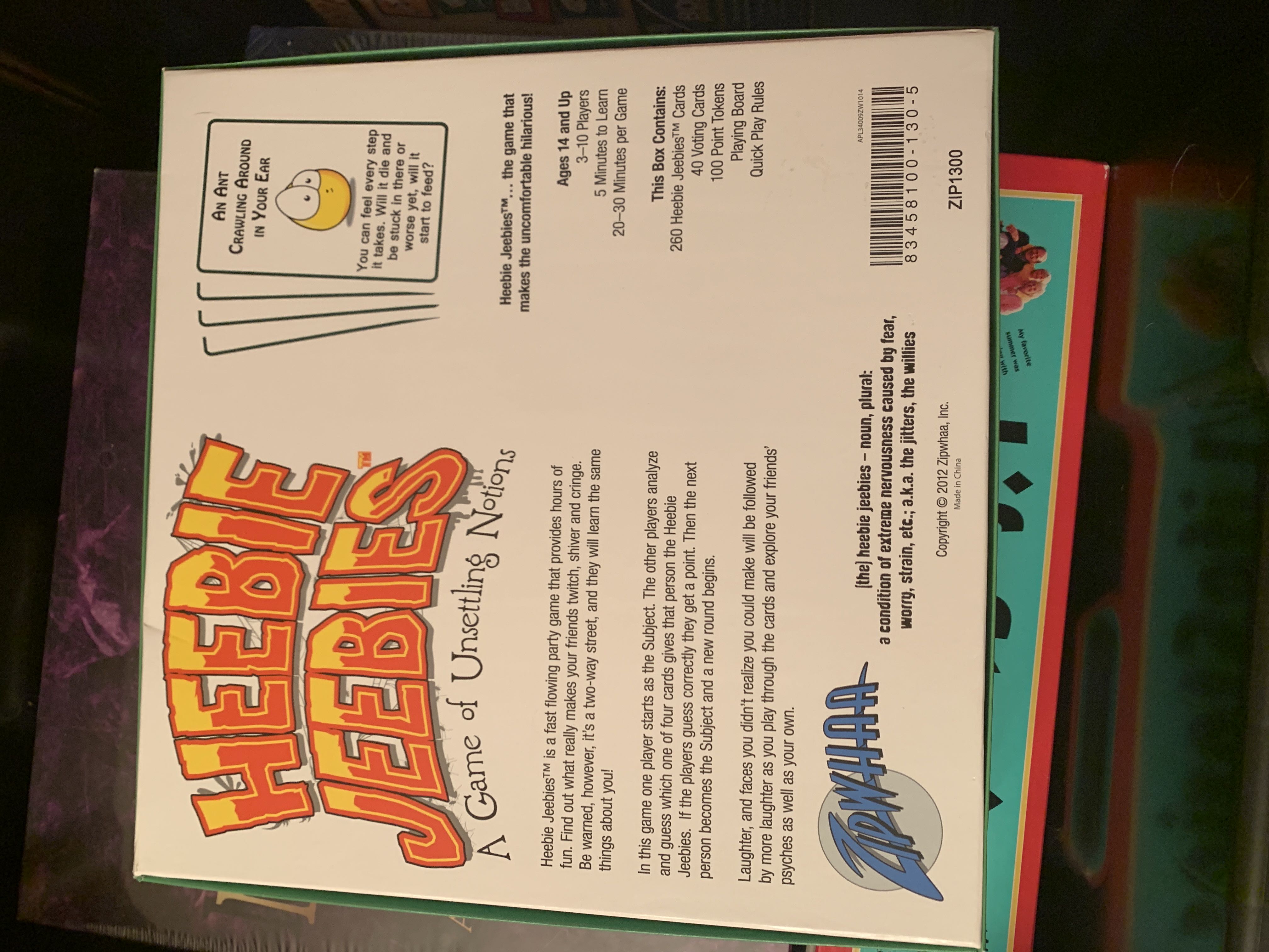 Heebie Jeebies  board game collectible - Main Image 2