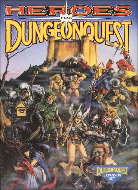 Dungeonquest- Heroes For Dungeonquest board game collectible - Main Image 1