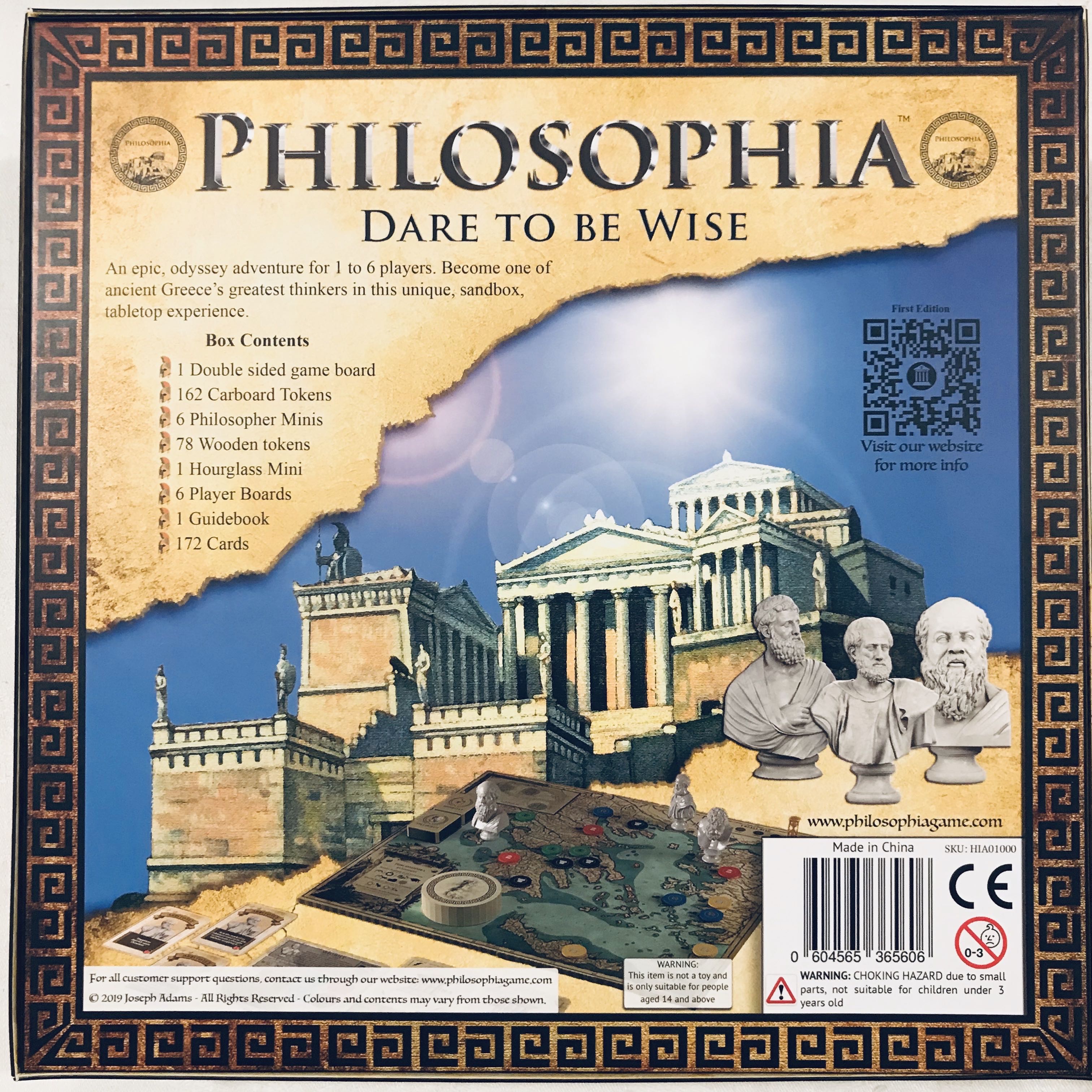 Philosophia: Dare to be Wise  (1-6) board game collectible [Barcode 604565365606] - Main Image 2