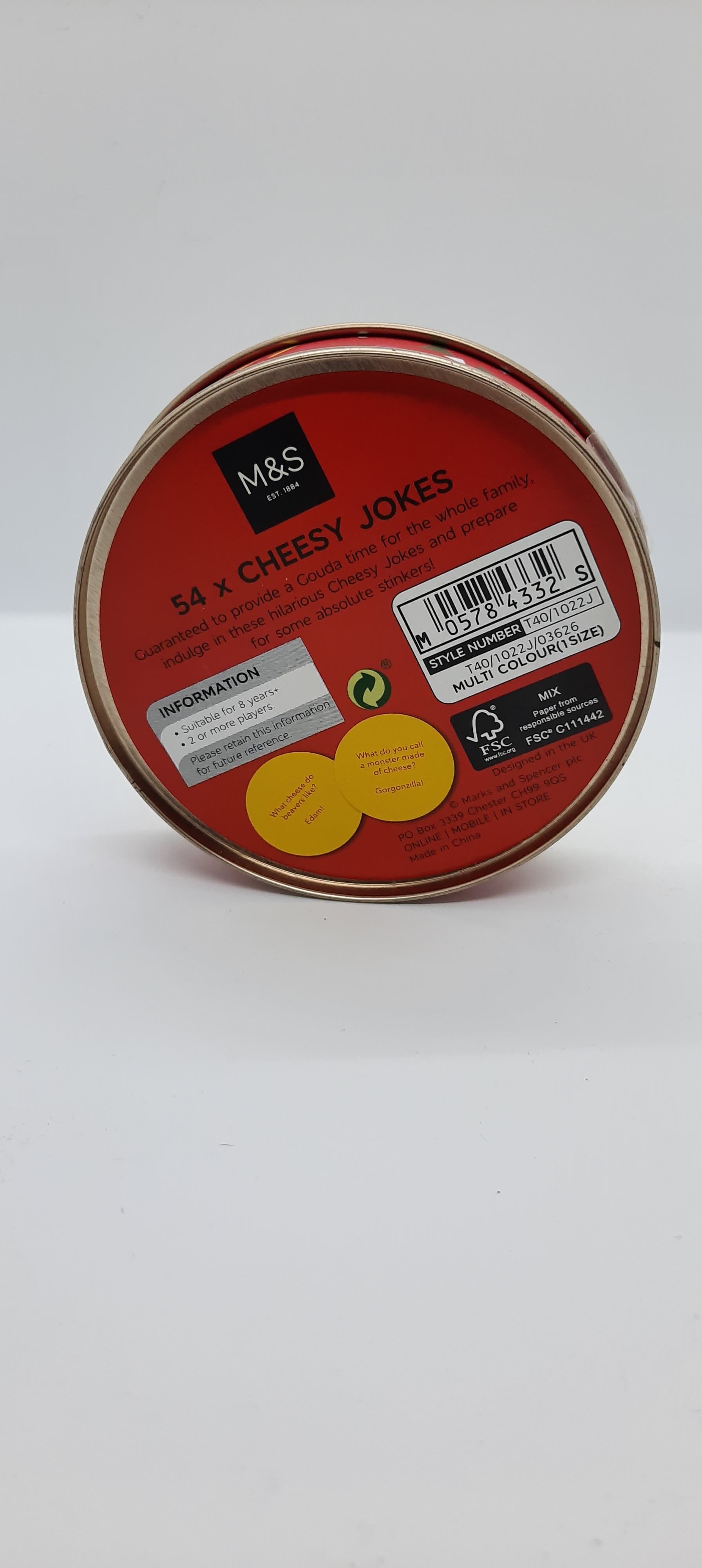 Cheesy Jokes  board game collectible [Barcode 05784332] - Main Image 2