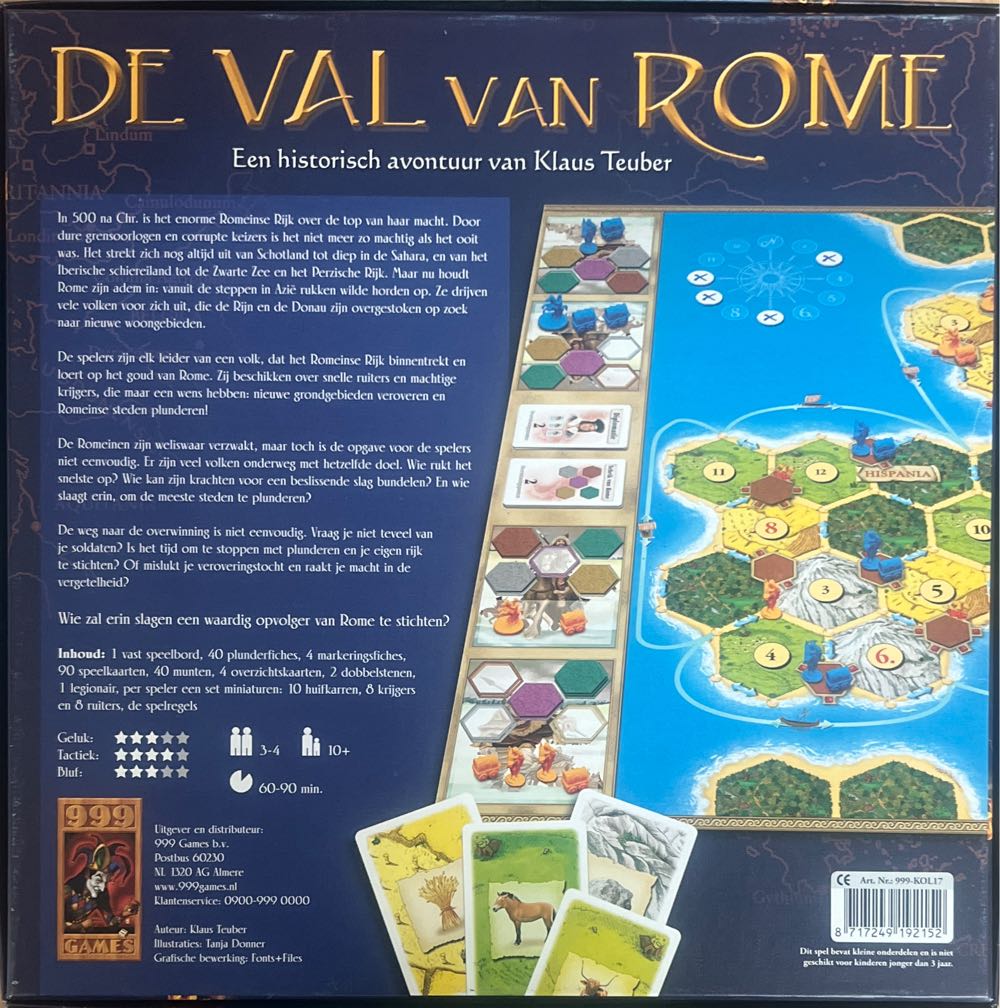 Kolonisten Van Catan De Val Van Rome  (3-4) board game collectible [Barcode 8717249192152] - Main Image 3