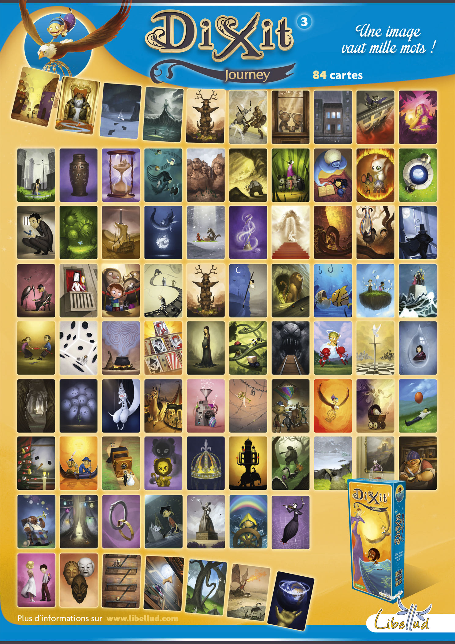 Dixit 3 Journey  board game collectible [Barcode 3558380031192] - Main Image 2