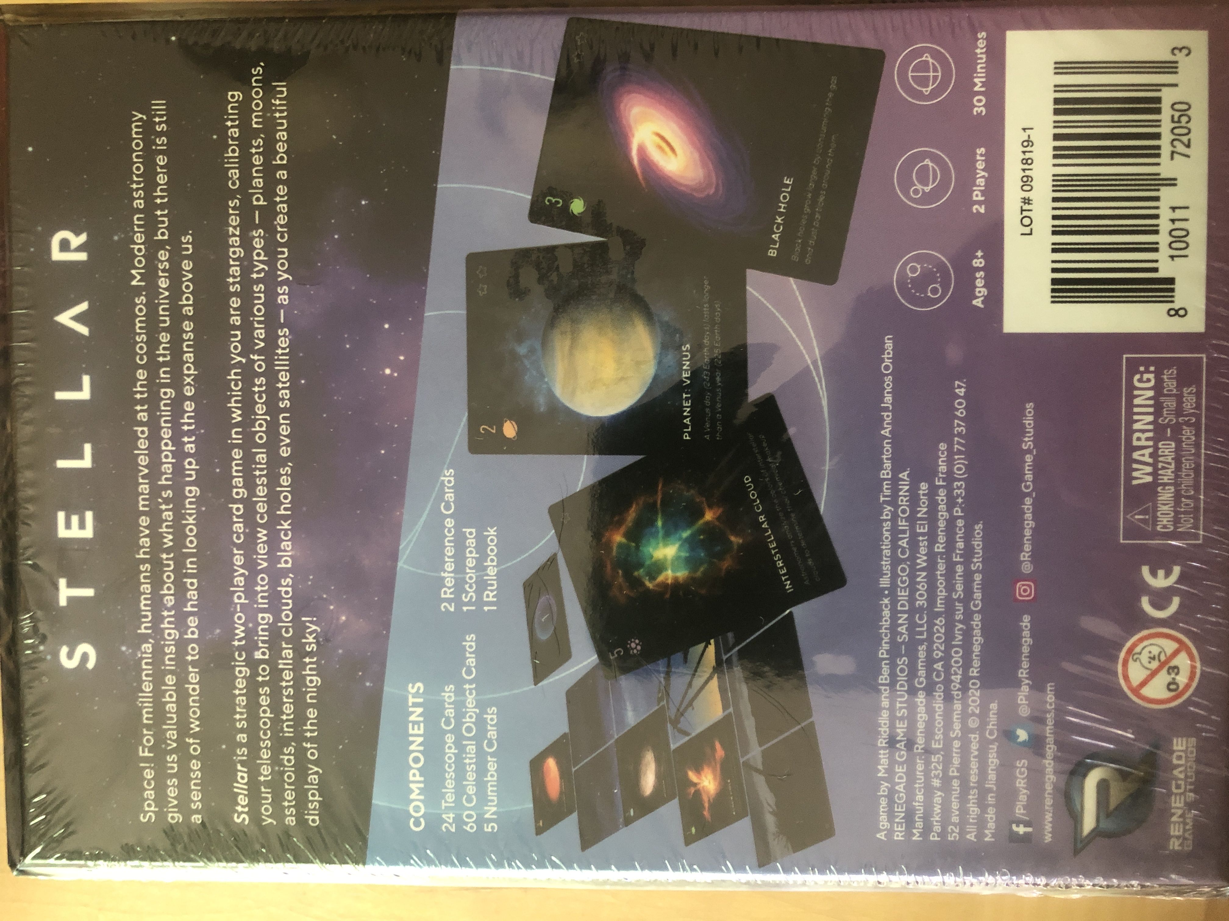 Stellar  (2) board game collectible [Barcode 810011720503] - Main Image 2