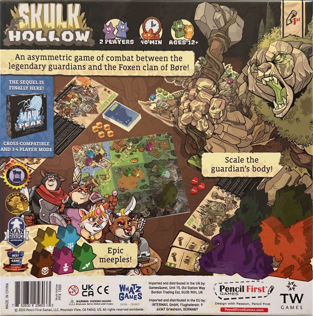 Skulk Hollow  (2) board game collectible [Barcode 752830256033] - Main Image 2