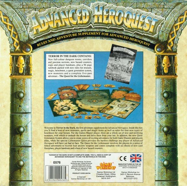 Advanced Heroquest- Terror In The Dark  (2-5) board game collectible - Main Image 2