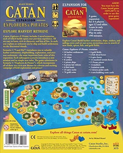 Catan: Explorers & Pirates  (3-4) board game collectible [Barcode 029877030750] - Main Image 2