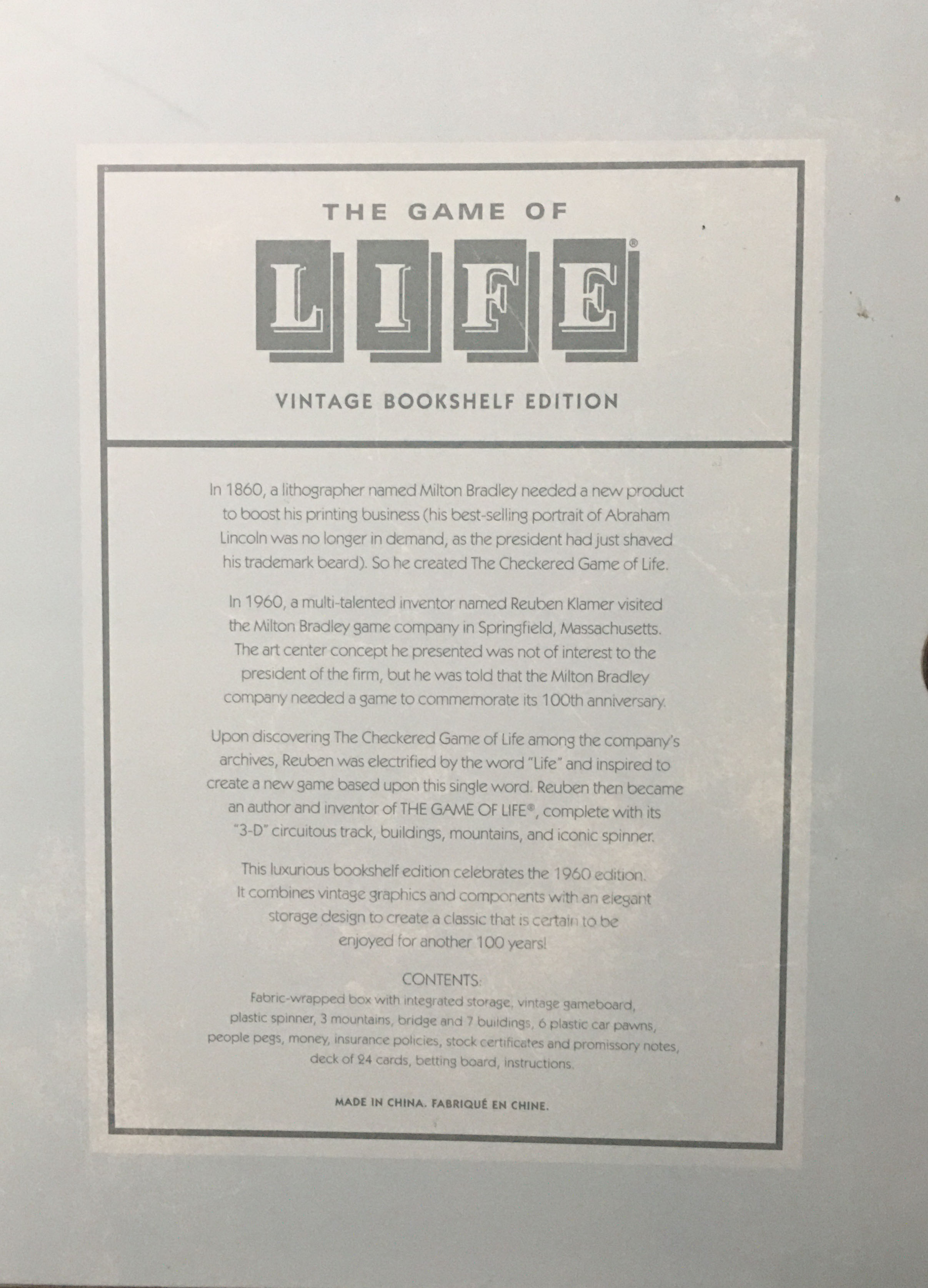 The Game Of Life  board game collectible - Main Image 2