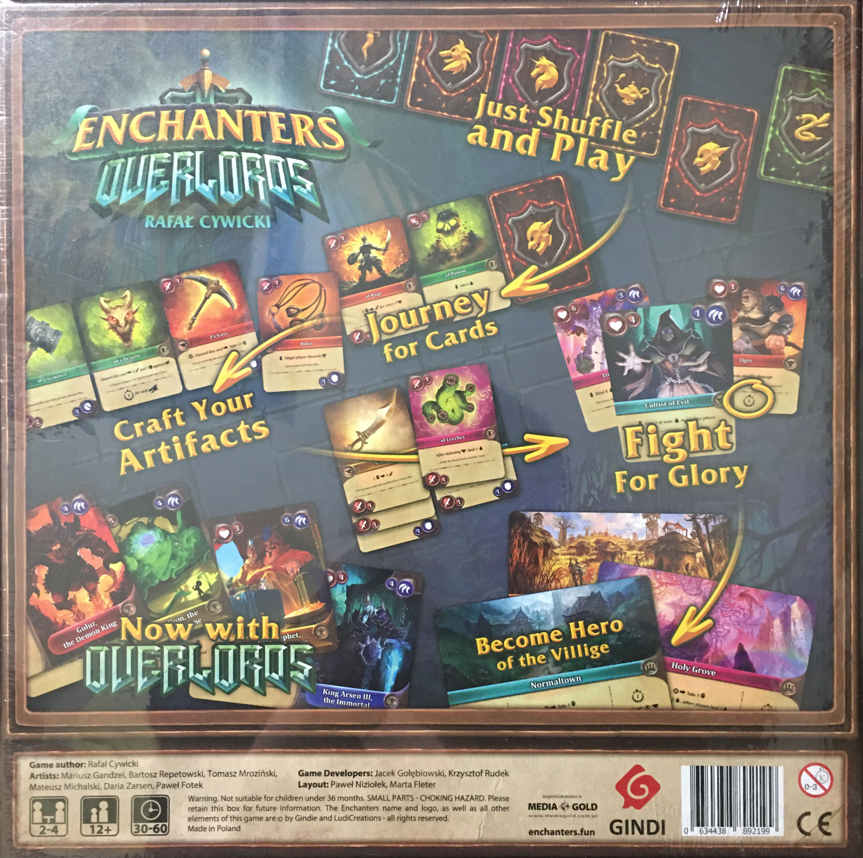 Enchanters Overlords  (2-4) board game collectible [Barcode 634438892199] - Main Image 2