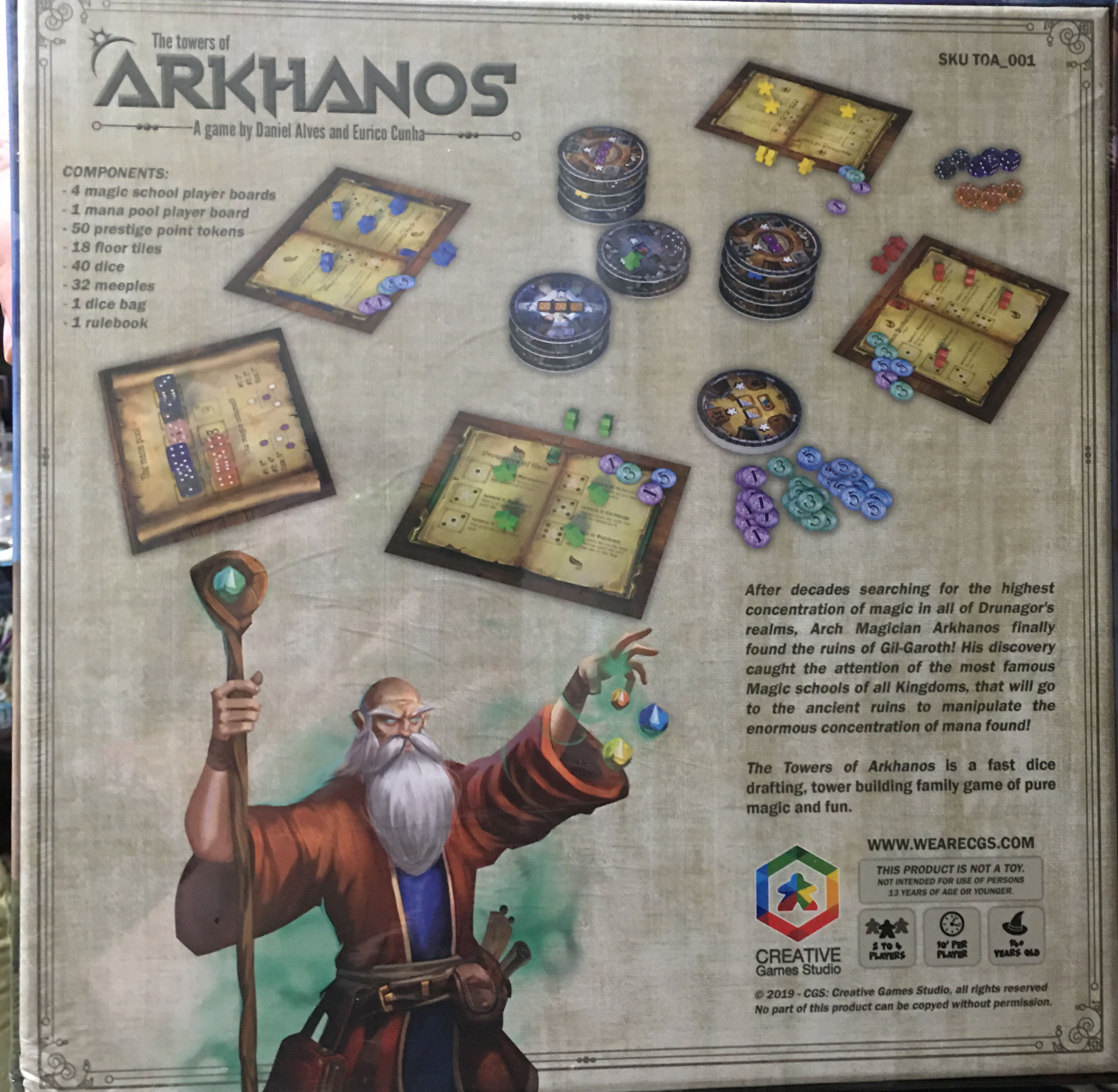 The Towers Of Arkhanos  (2-4) board game collectible - Main Image 2