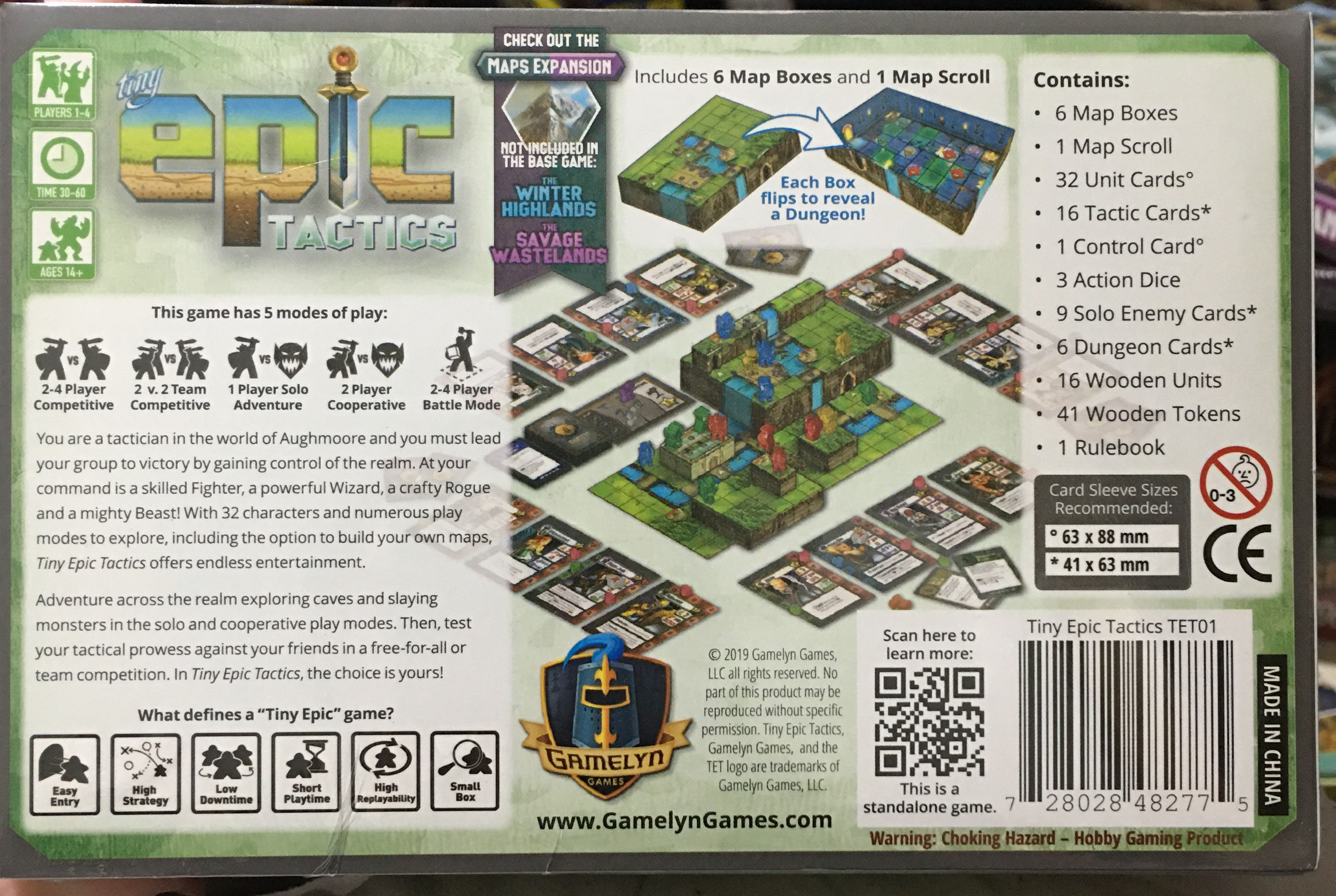 Tiny Epic Tactics  (1-4) board game collectible [Barcode 728028482775] - Main Image 2