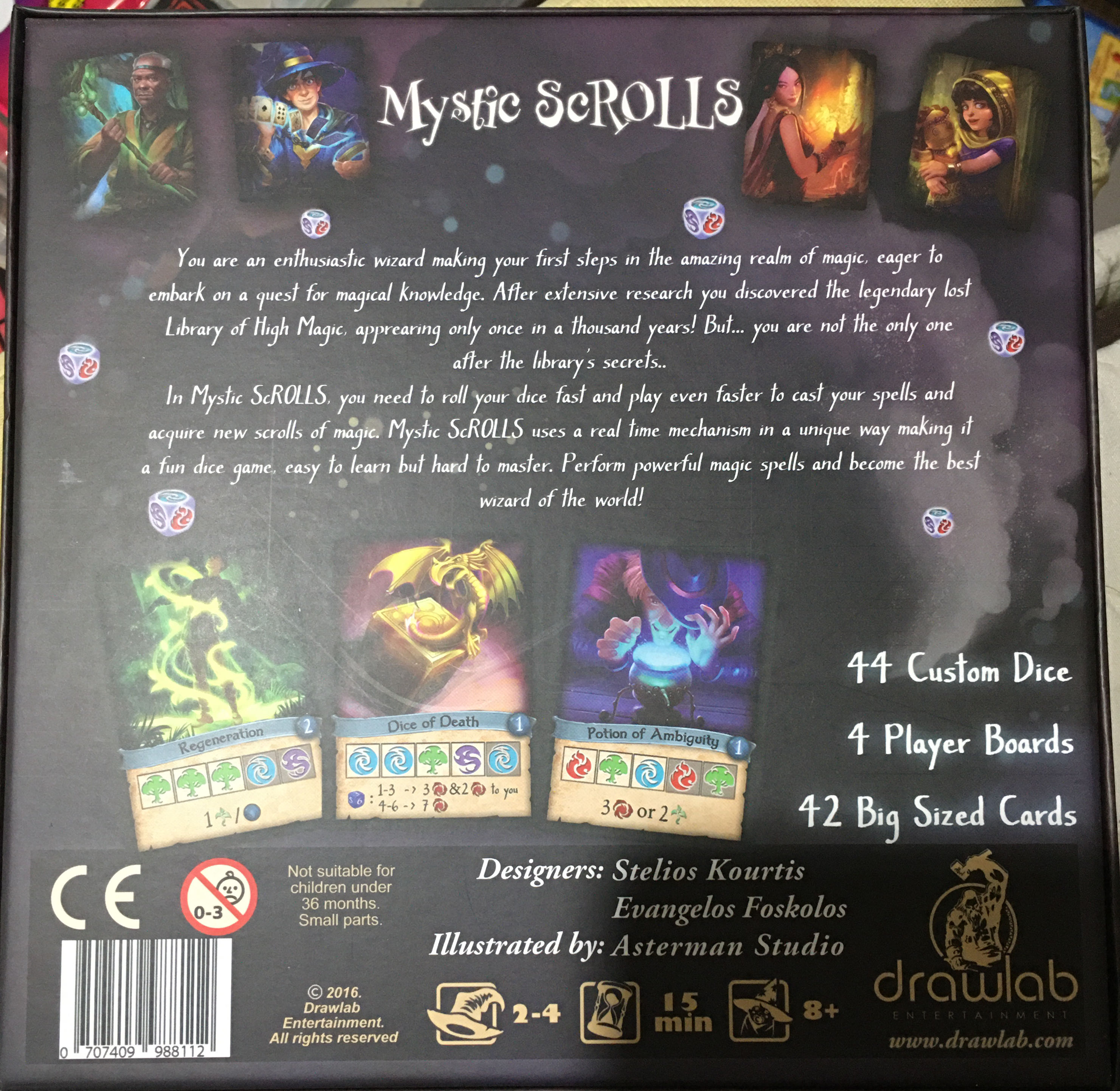 Mystic Scrolls  (2-4) board game collectible [Barcode 707409988112] - Main Image 2