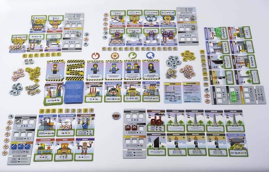 Fantastic Factories  (1 - 5) board game collectible [Barcode 644216790807] - Main Image 3