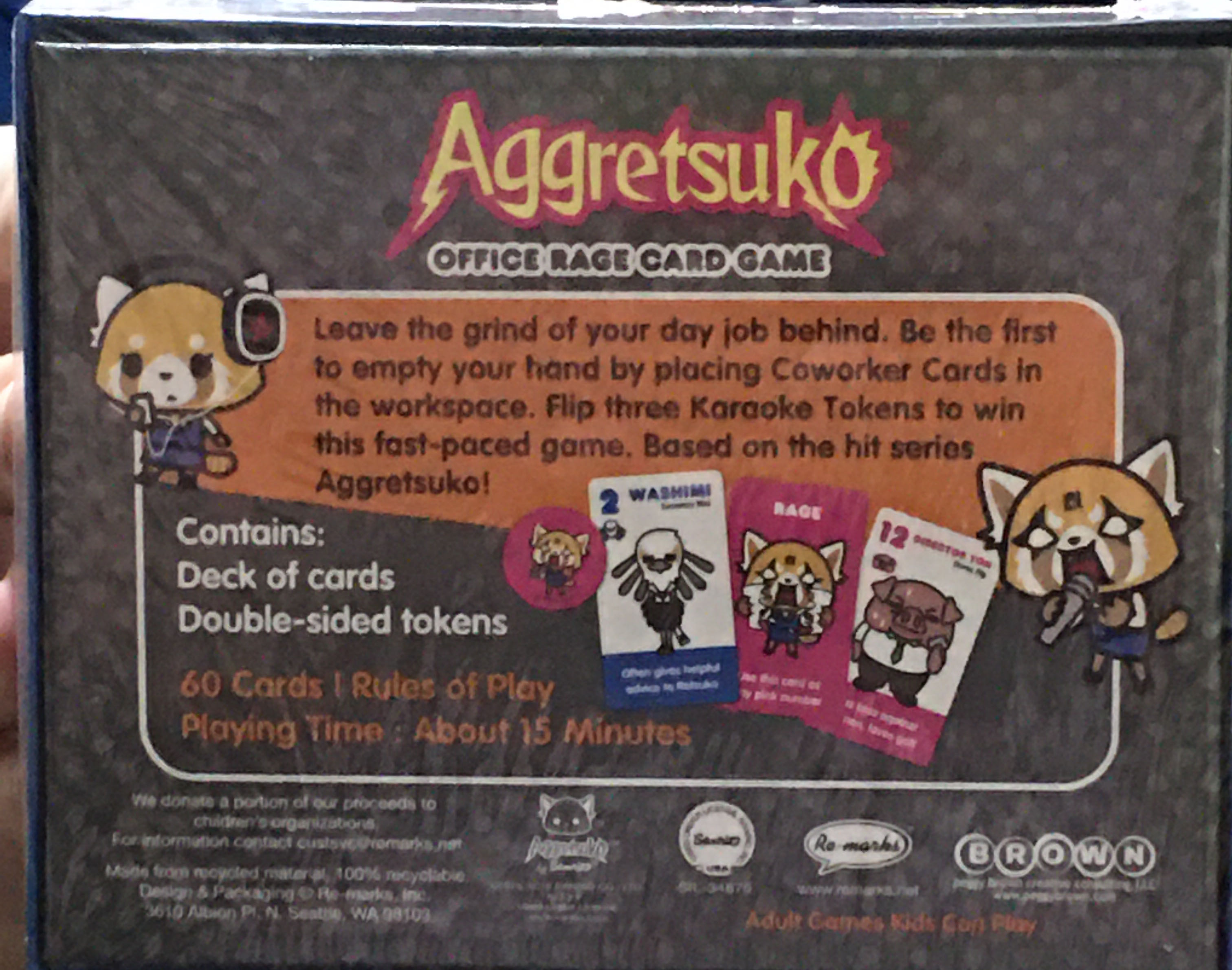 Aggretsuko  board game collectible [Barcode 681410194956] - Main Image 2