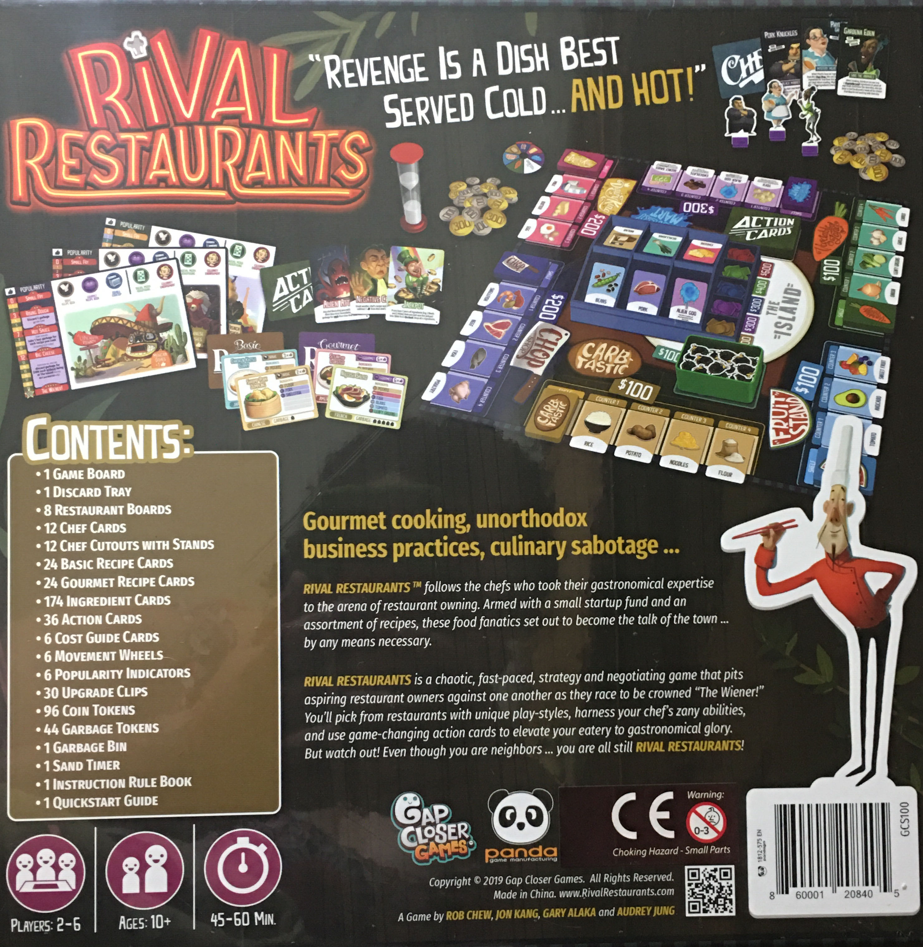 Rival Restaurants  (2-8) board game collectible [Barcode 860001208405] - Main Image 2