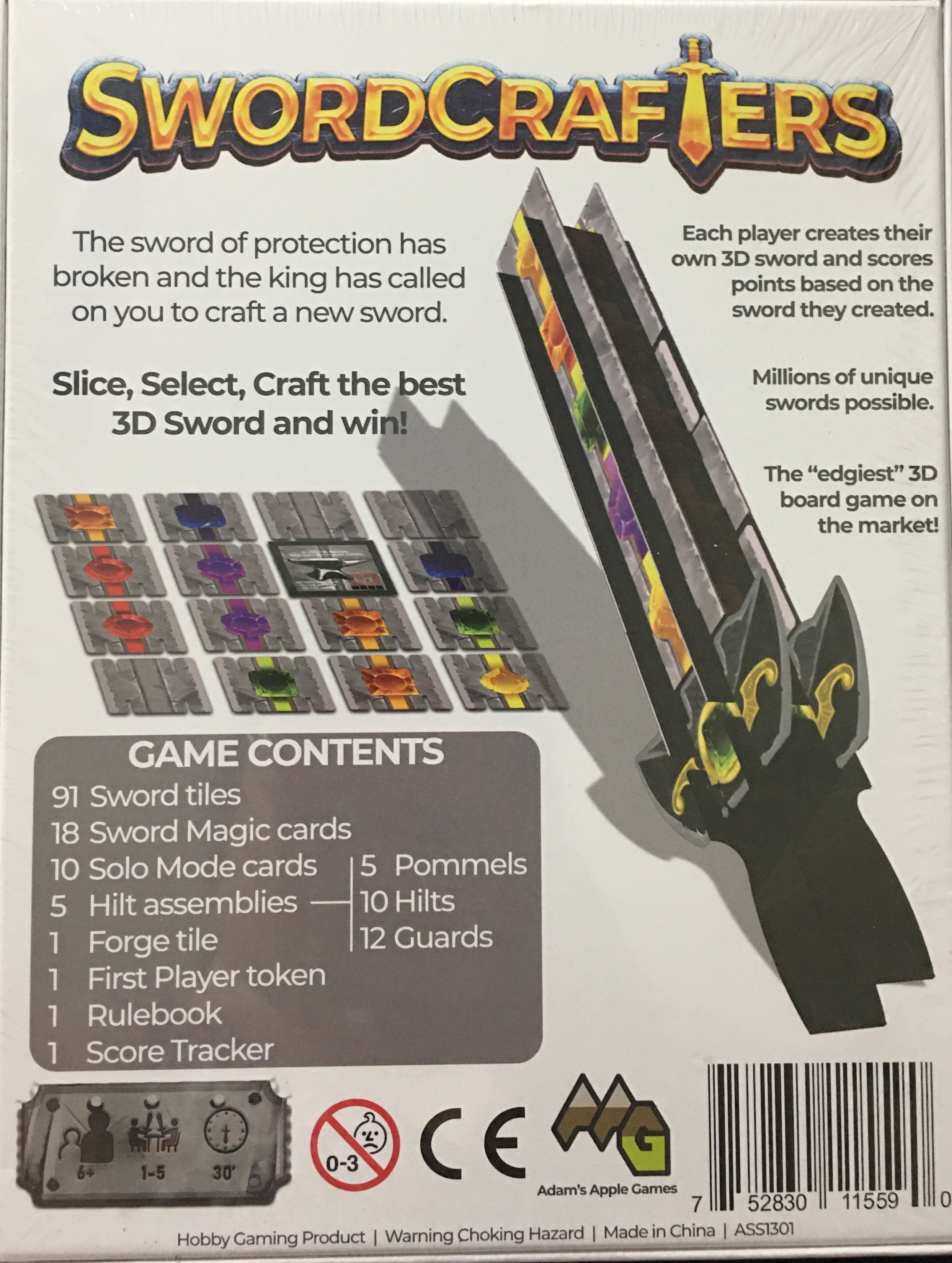 Swordcrafters  (1-5) board game collectible [Barcode 752830115590] - Main Image 2