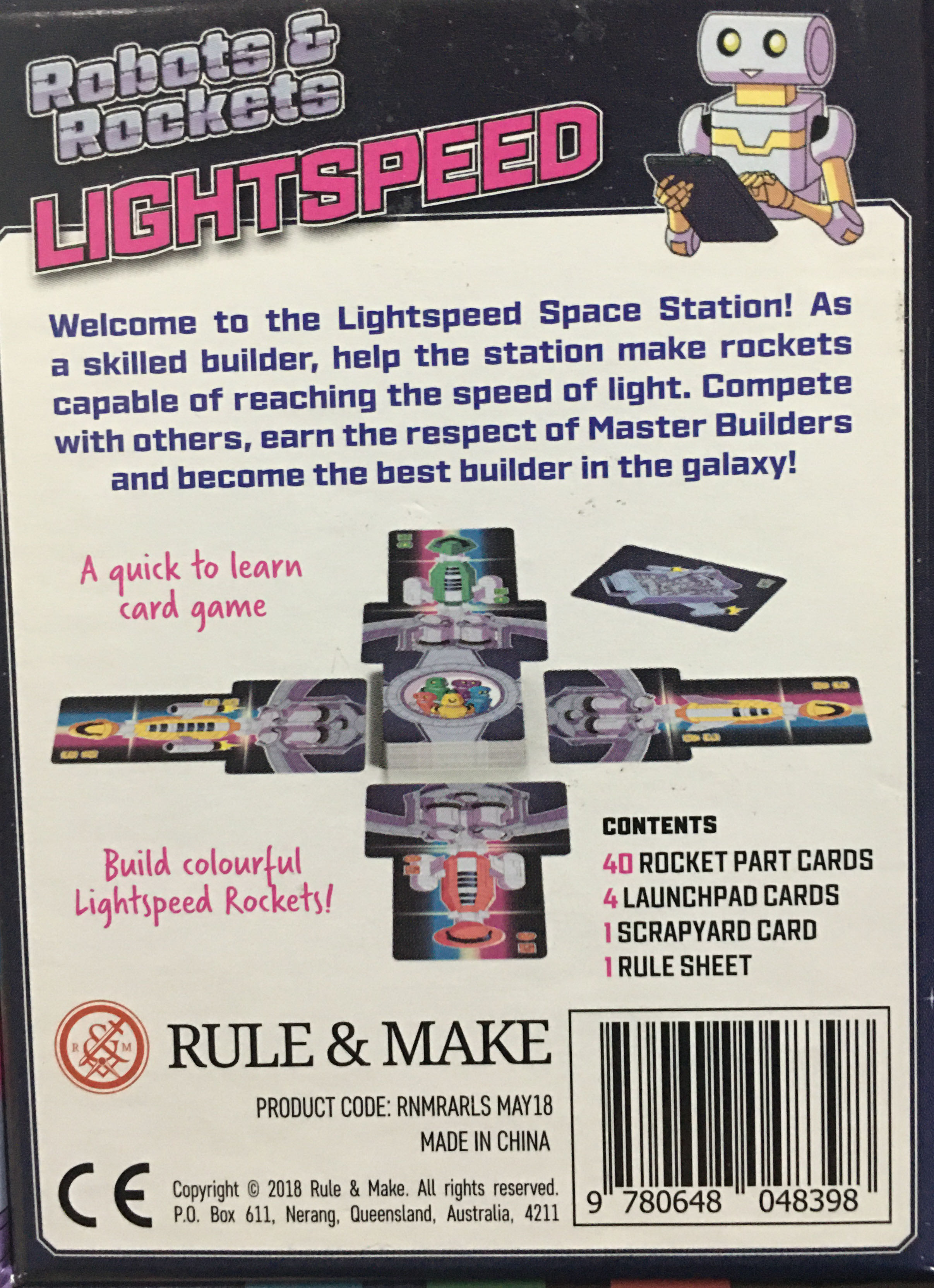 Robots & Rockets Light Speed  (2-4) board game collectible [Barcode 9780648048398] - Main Image 2