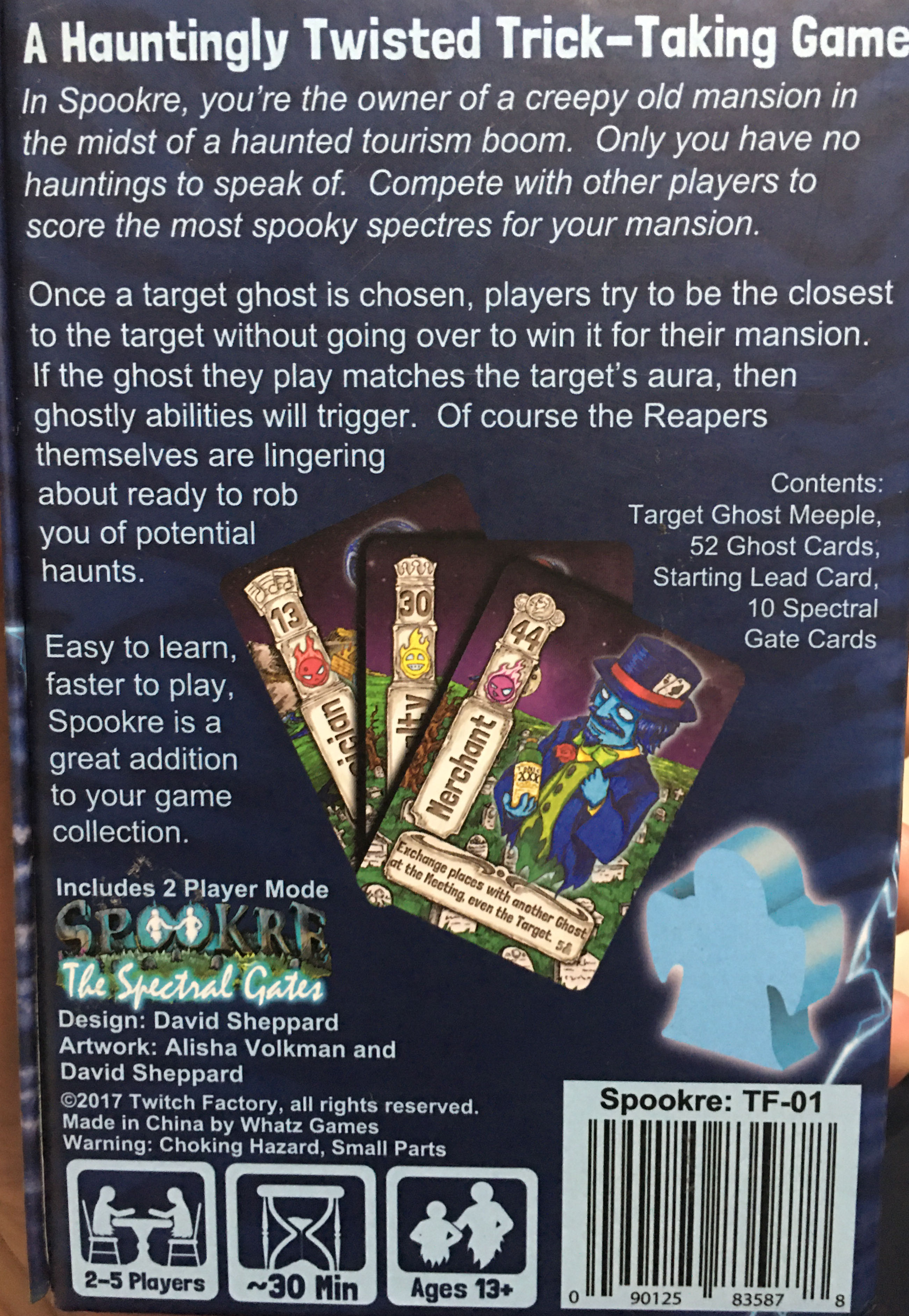 Spookre  (2-5) board game collectible [Barcode 090125835878] - Main Image 2