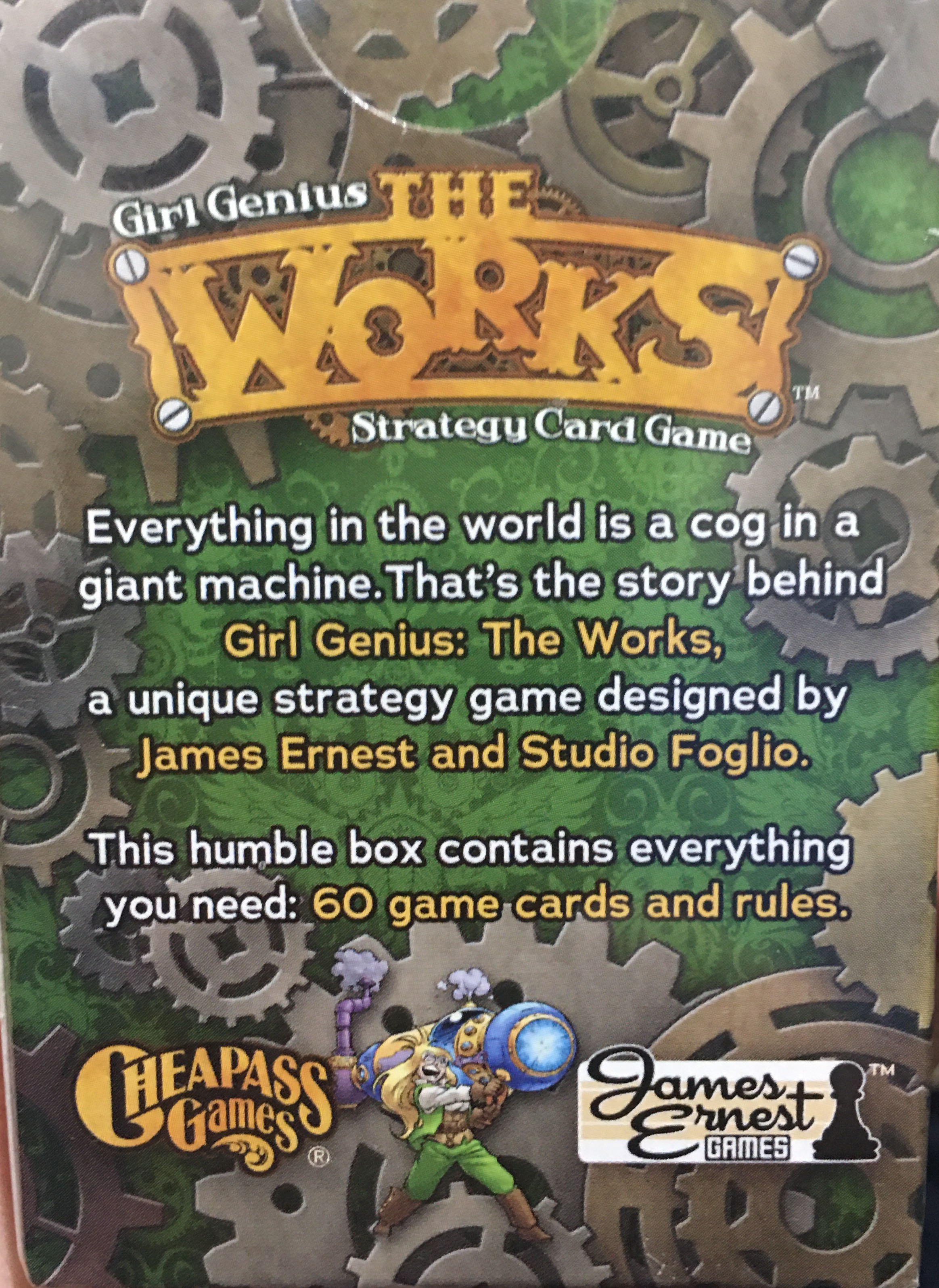 Girl Genius The Works - Circus Of Adventure  (2+) board game collectible [Barcode 823464002478] - Main Image 2