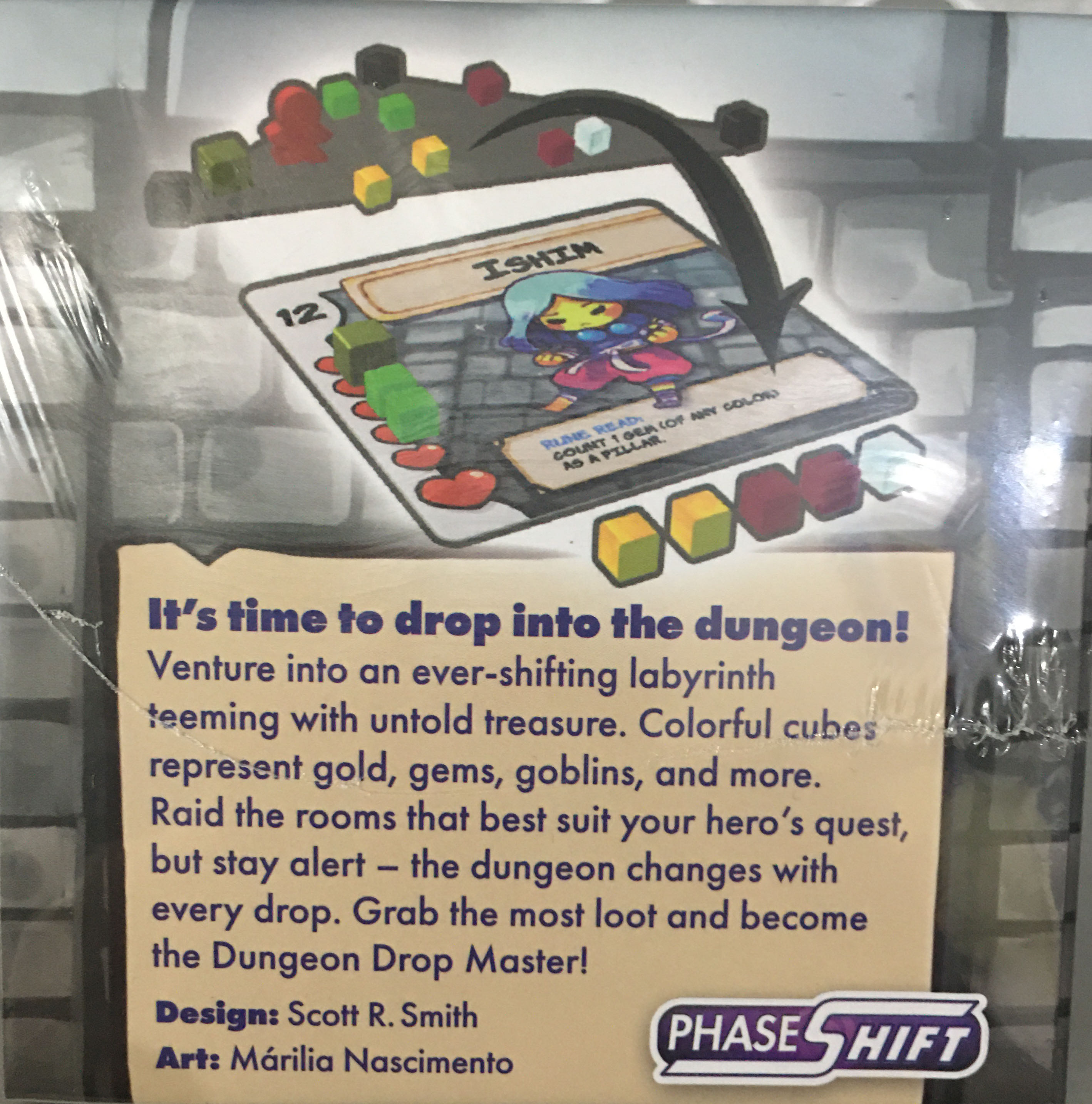 Dungeon Drop  (1-4) board game collectible [Barcode 672975133801] - Main Image 2