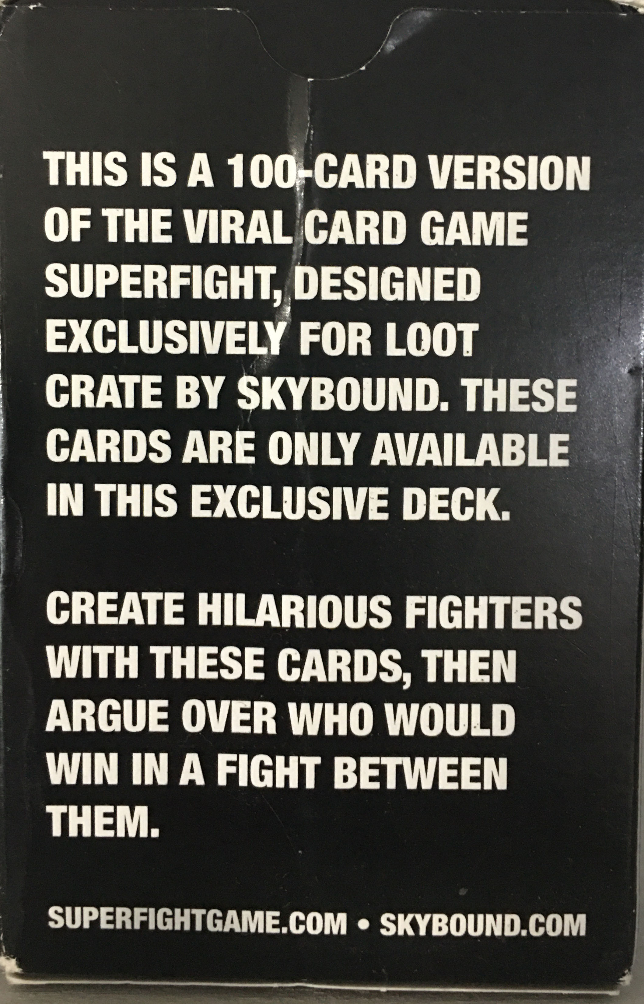 Super Fight Loot Crate Deck  board game collectible - Main Image 2