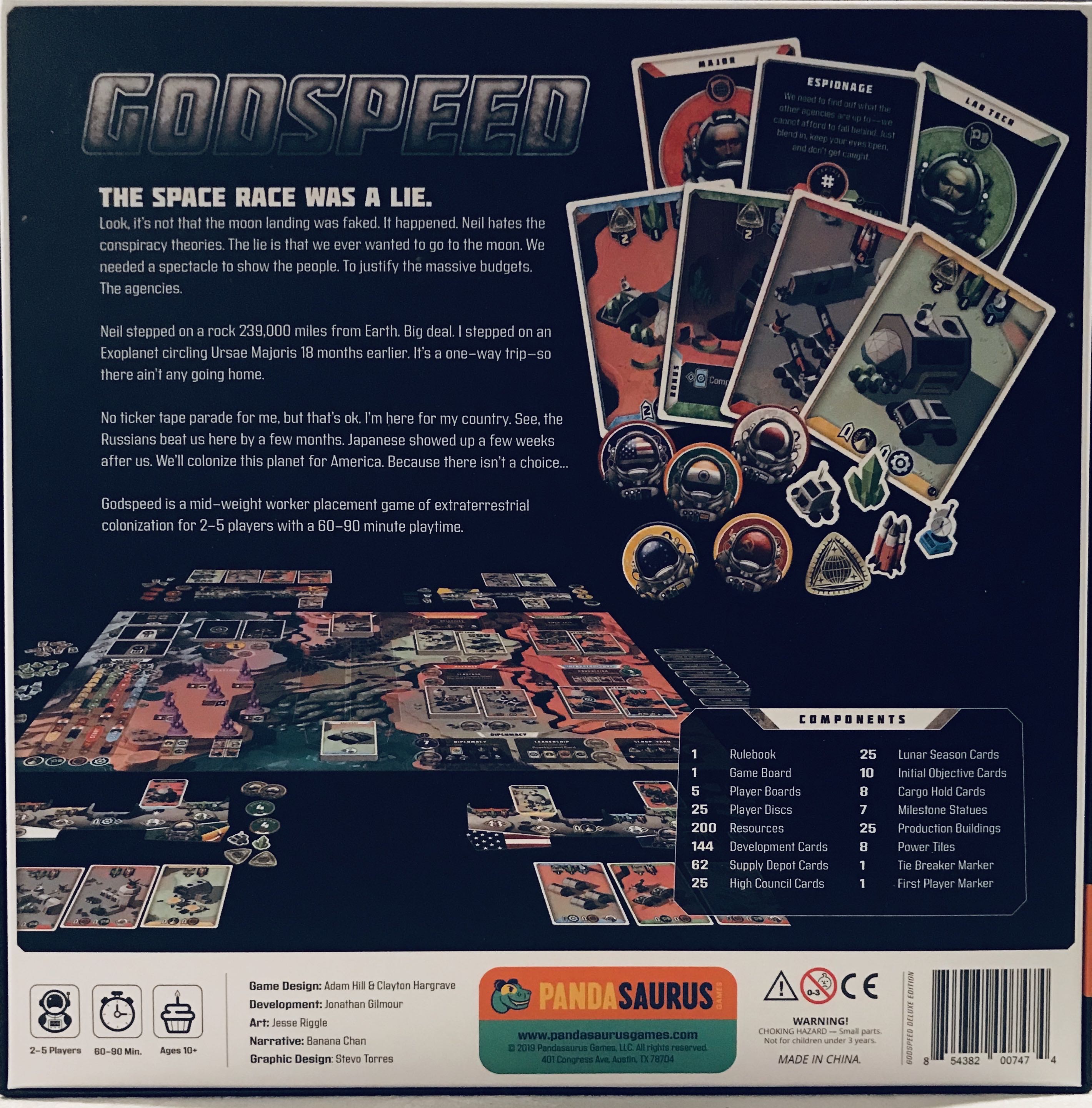 Godspeed (Deluxe)  (2-5) board game collectible [Barcode 854382007474] - Main Image 2