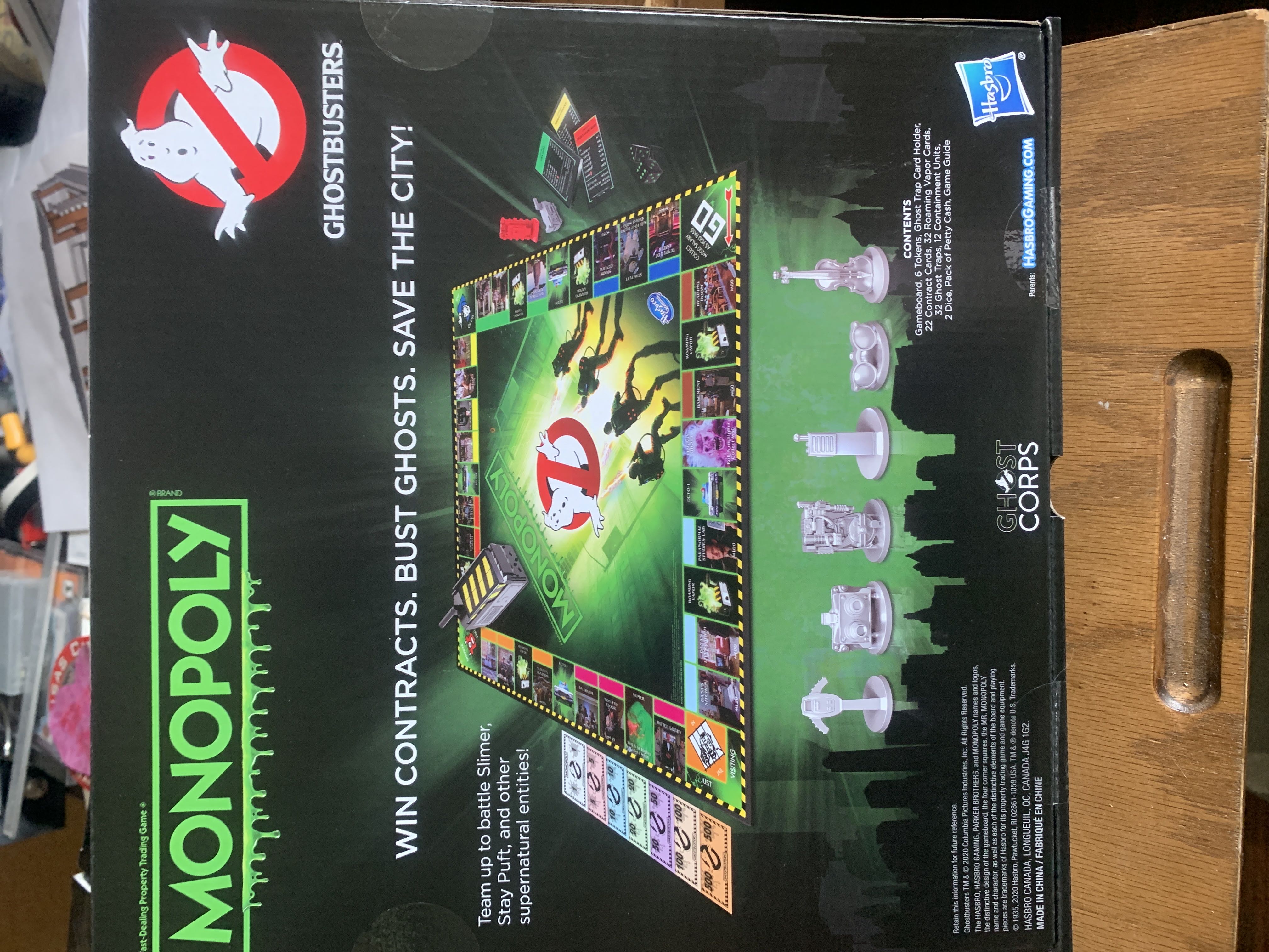Ghostbusters Monopoly  (2-6) board game collectible [Barcode 630509932429] - Main Image 2