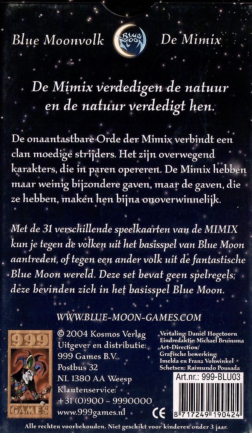 Blue Moonvolk De Mimix  (2) board game collectible [Barcode 8717249190424] - Main Image 2