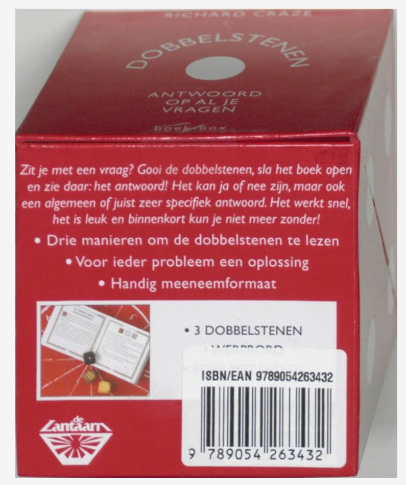 Dobbelstenen Antwoord Op Al Je Vragen  (1) board game collectible [Barcode 9789054263432] - Main Image 2